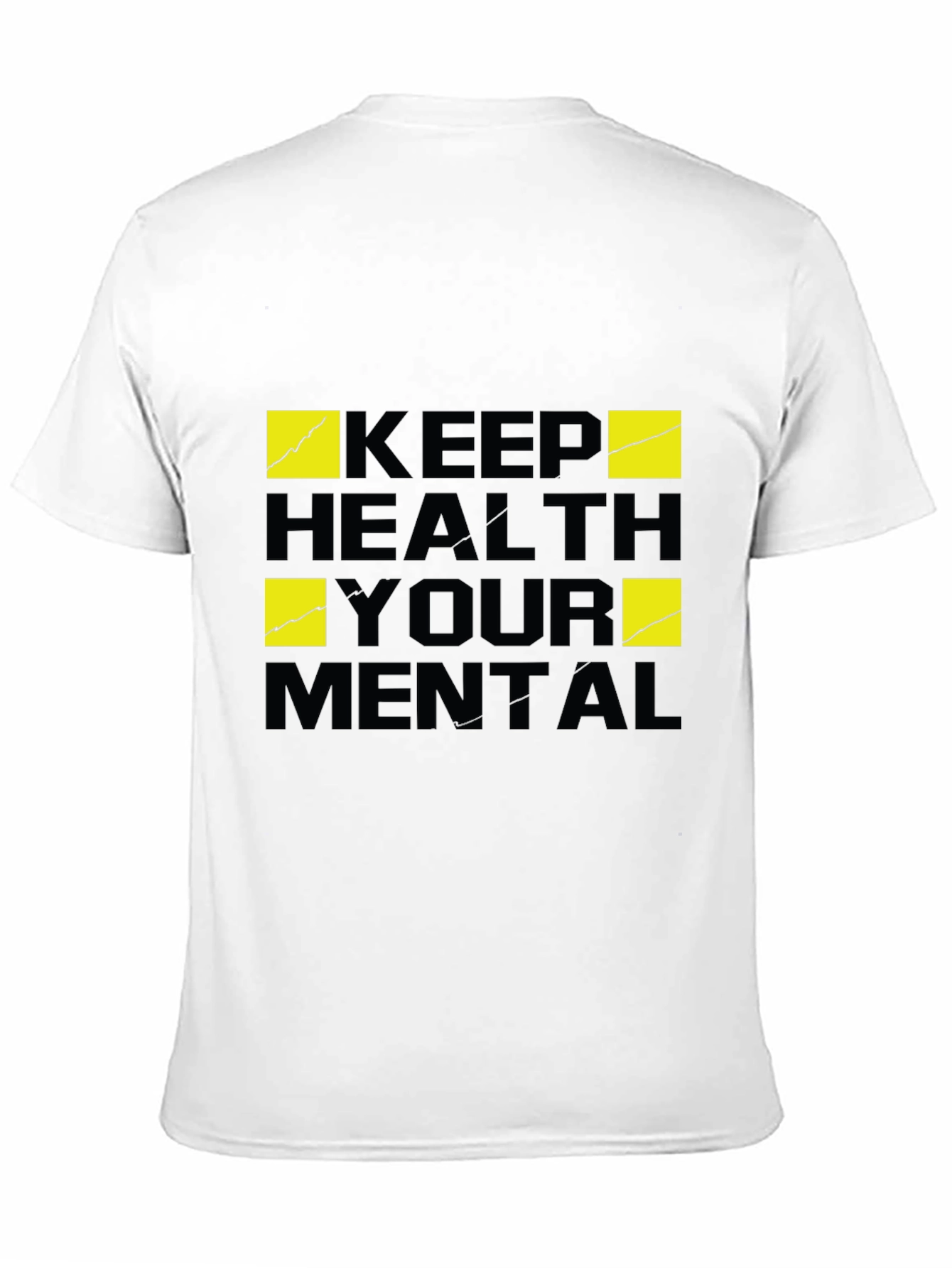 Keep Your Mental Health T-Shirt - Black Graphic Tee