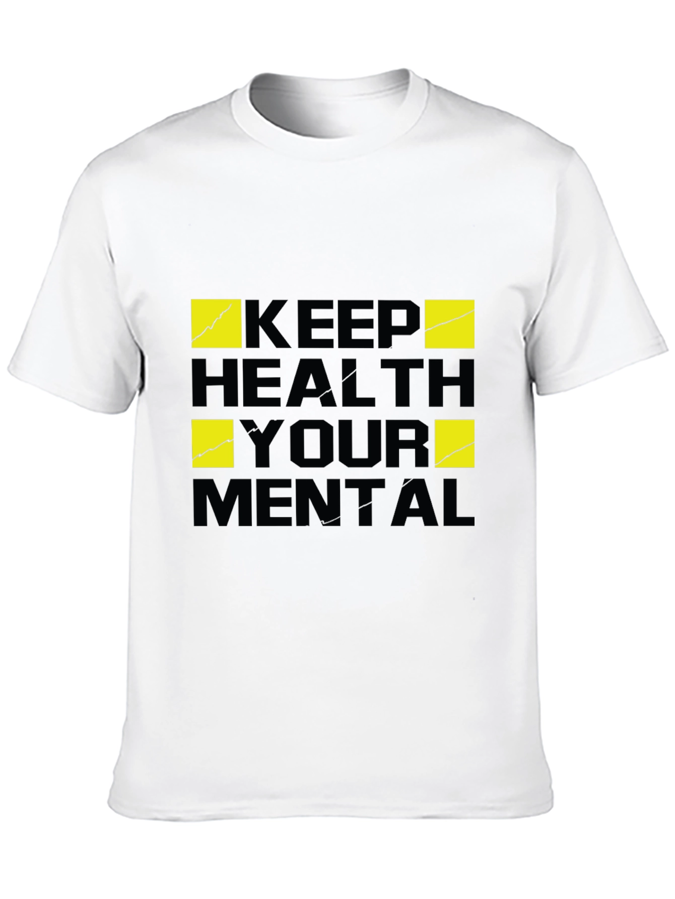 Keep Your Mental Health T-Shirt - Black Graphic Tee