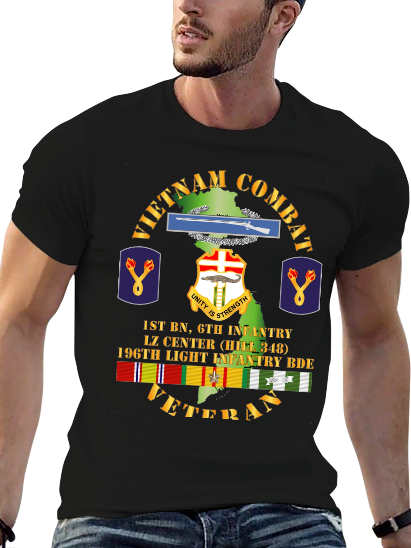 Vietnam Combat Veteran T-Shirt