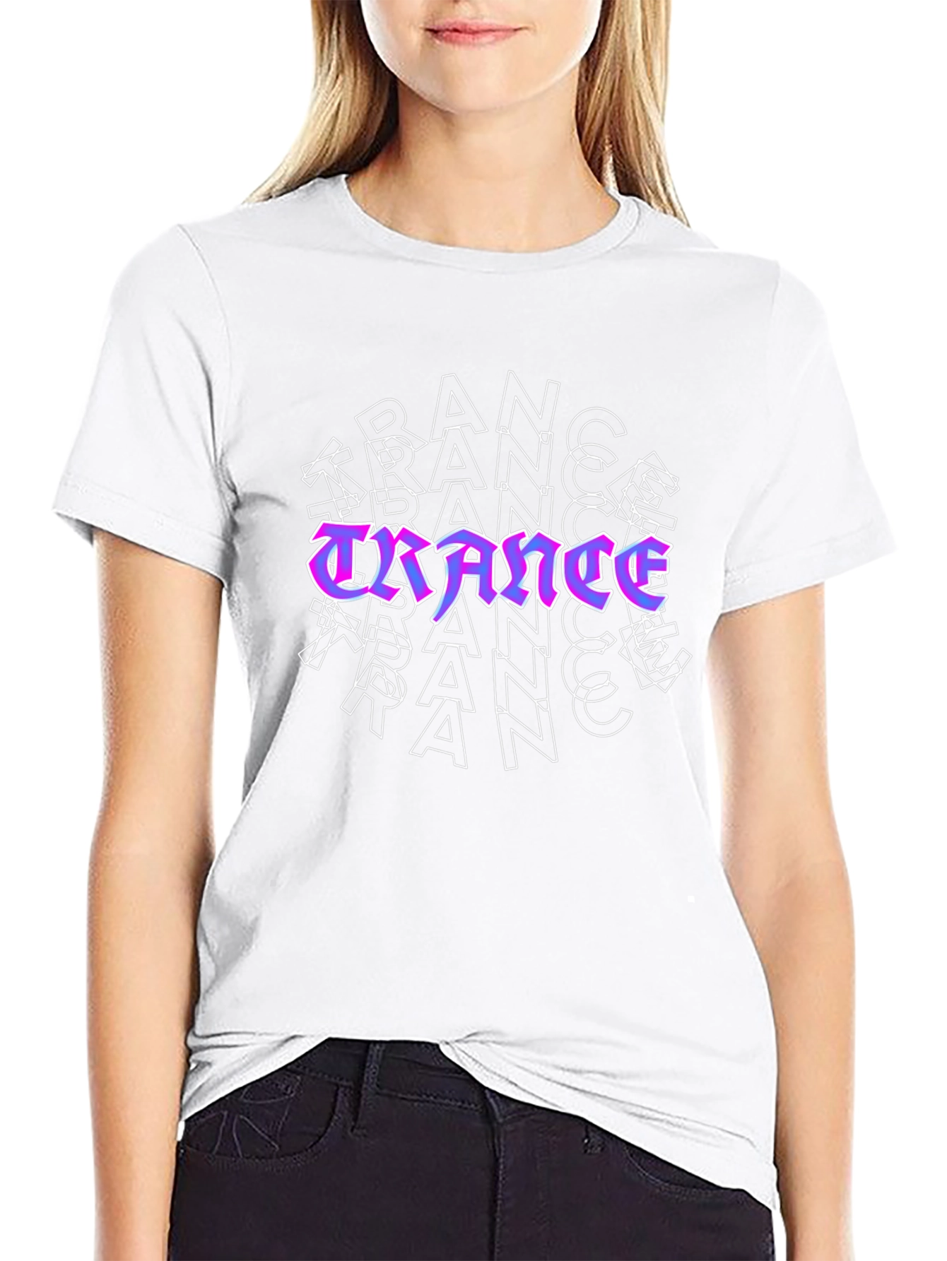 Trance Music Rave Style Graphic Tee