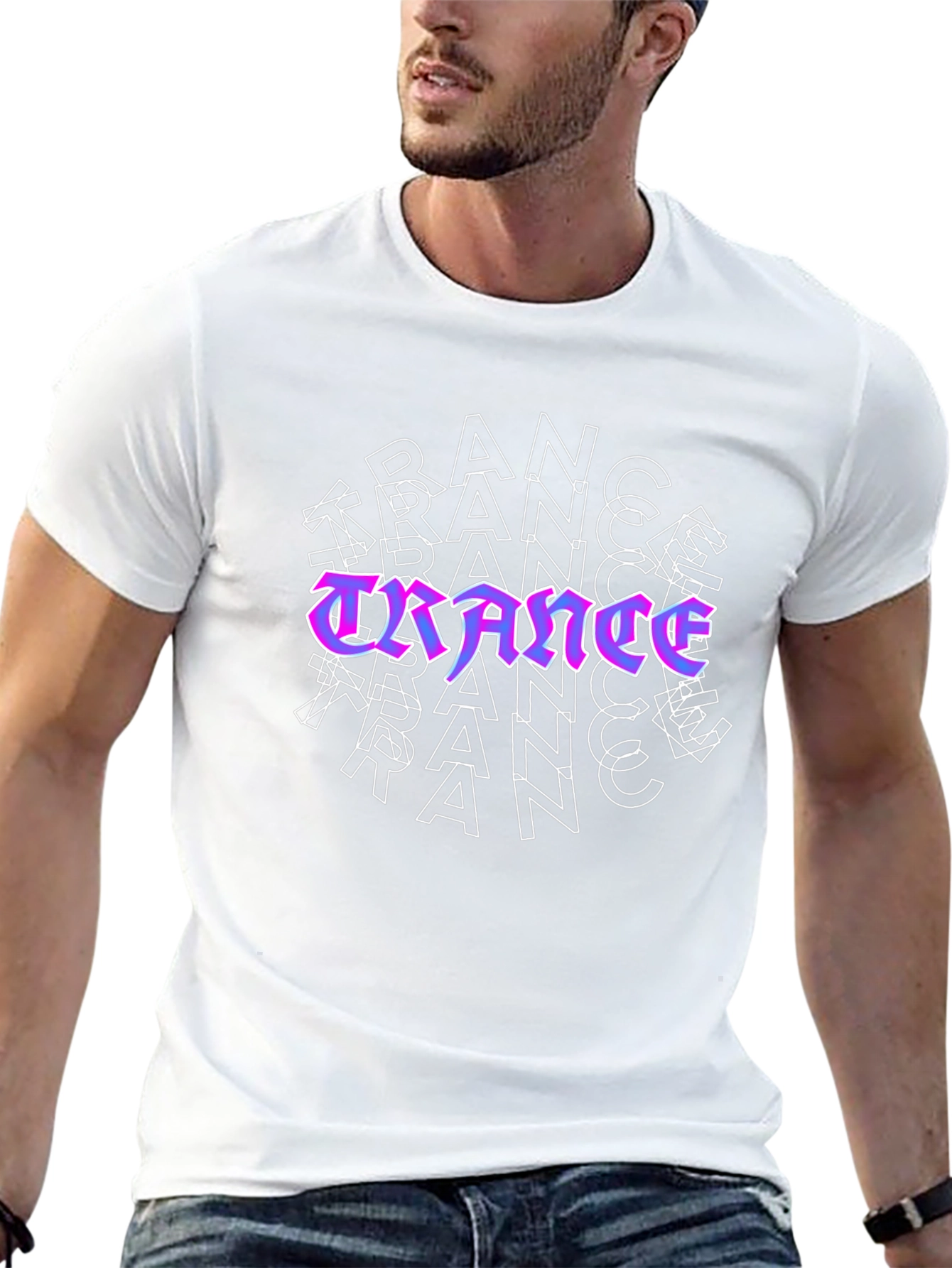 Trance Music Rave Style Graphic Tee