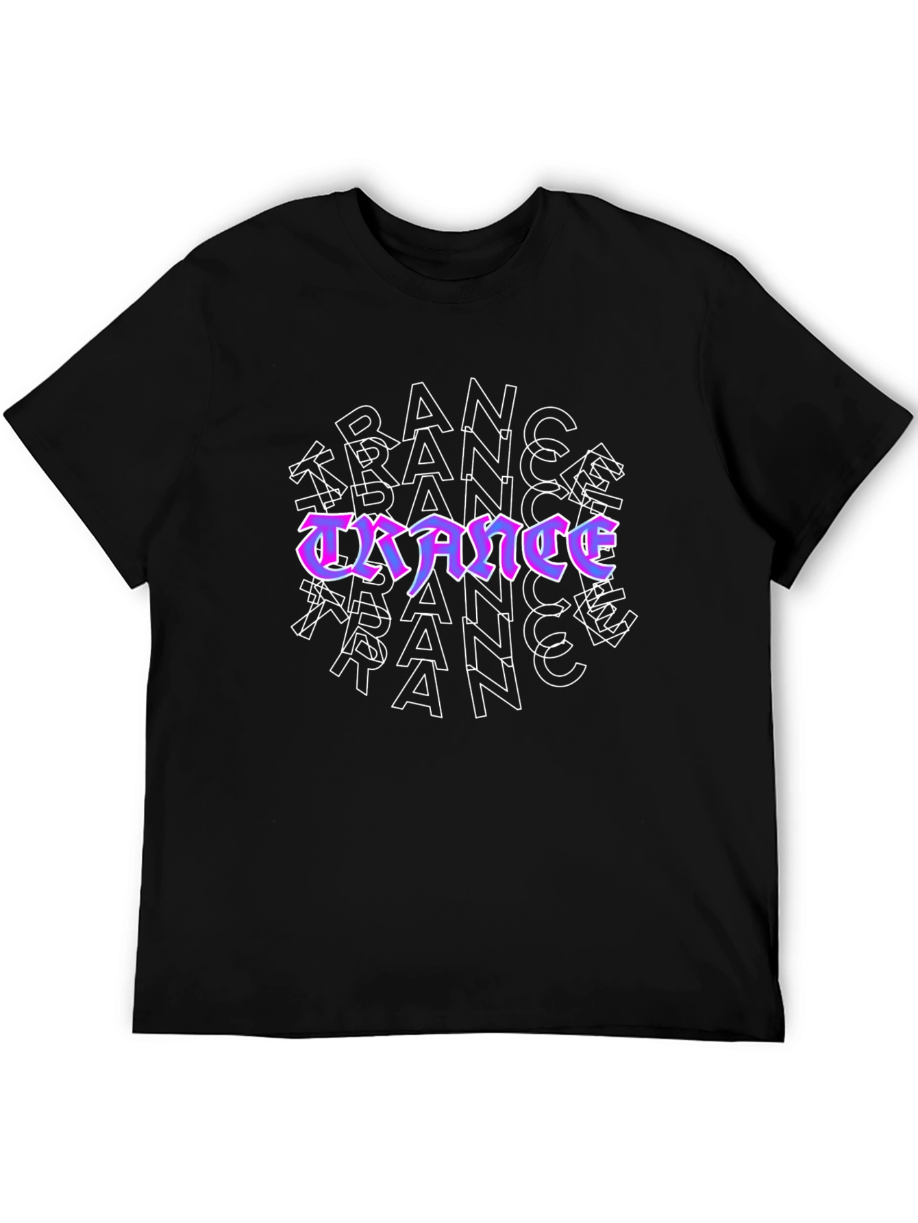 Trance Music Rave Style Graphic Tee