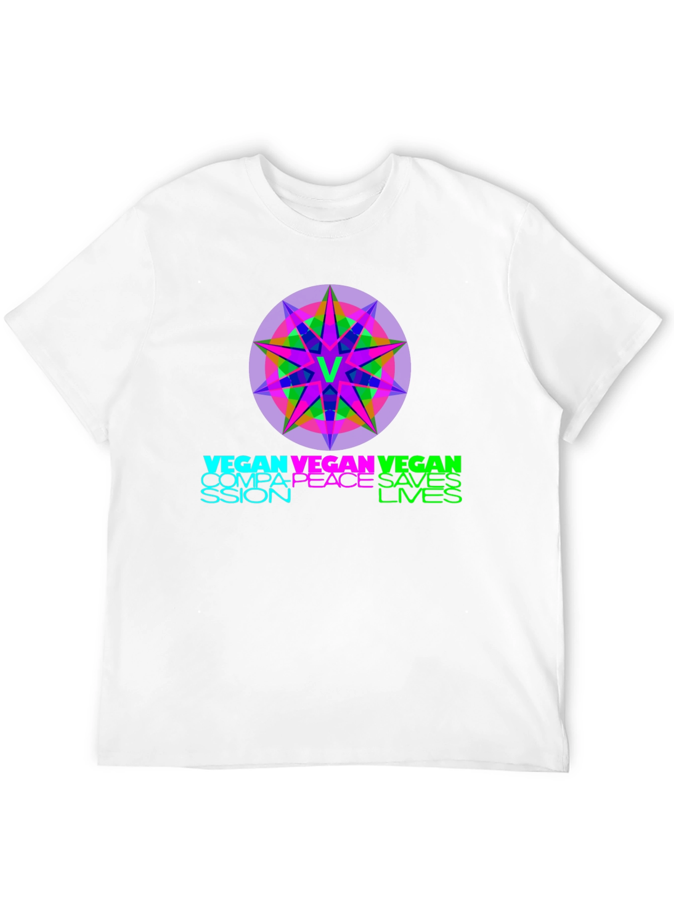 Vegan Compassion Saves Lives Graphic Tee