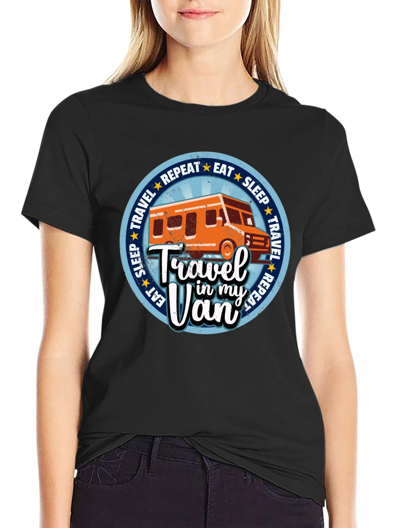 Travel in My Van Graphic Tee - Adventure Shirt