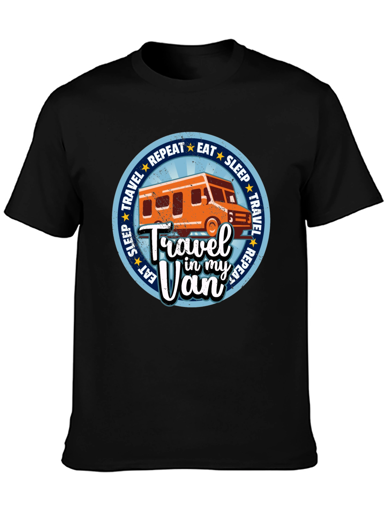 Travel in My Van Graphic Tee - Adventure Shirt