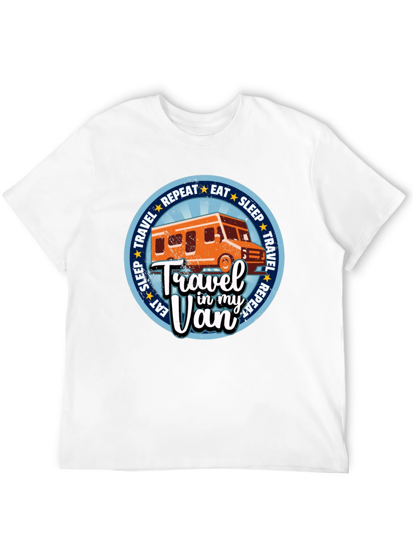 Travel in My Van Graphic Tee - Adventure Shirt