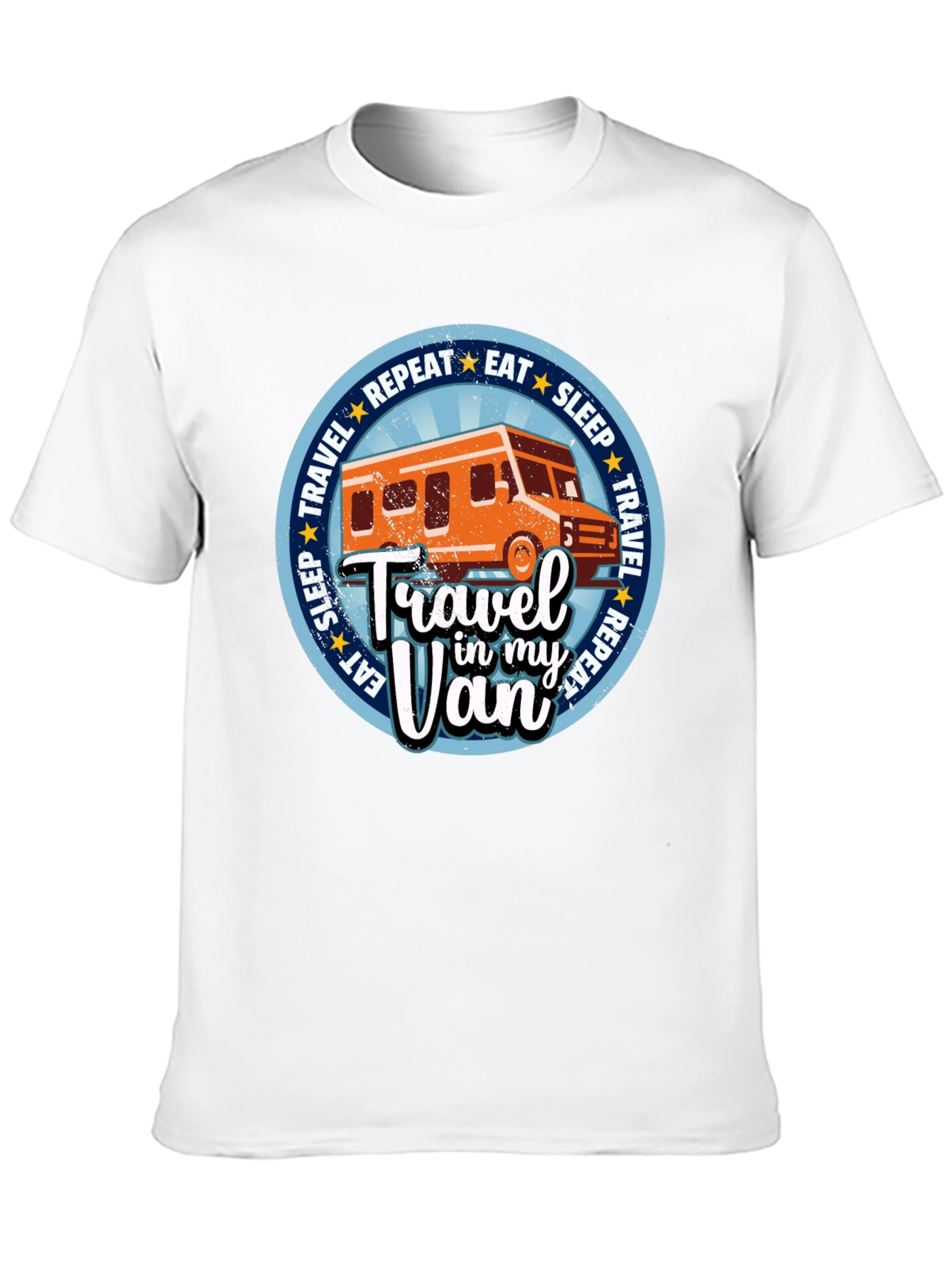 Travel in My Van Graphic Tee - Adventure Shirt