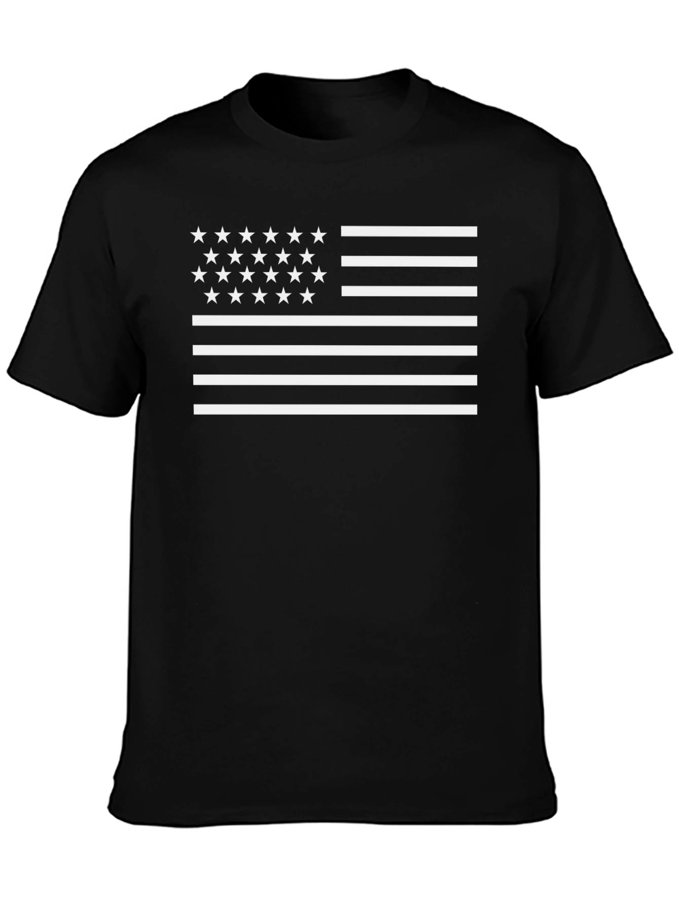 American Flag Stars and Stripes Graphic T-Shirt