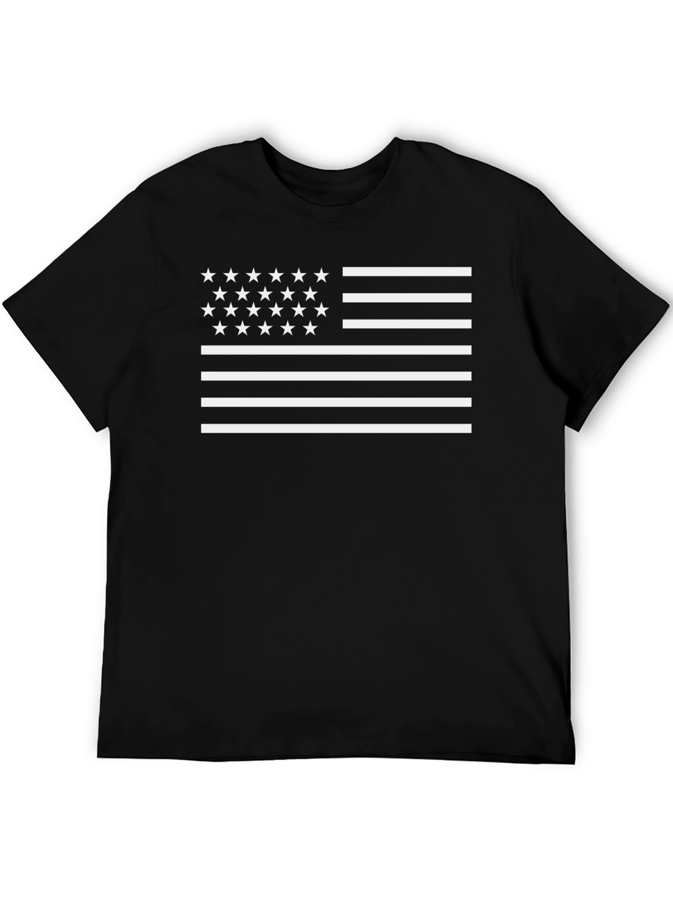 American Flag Stars and Stripes Graphic T-Shirt