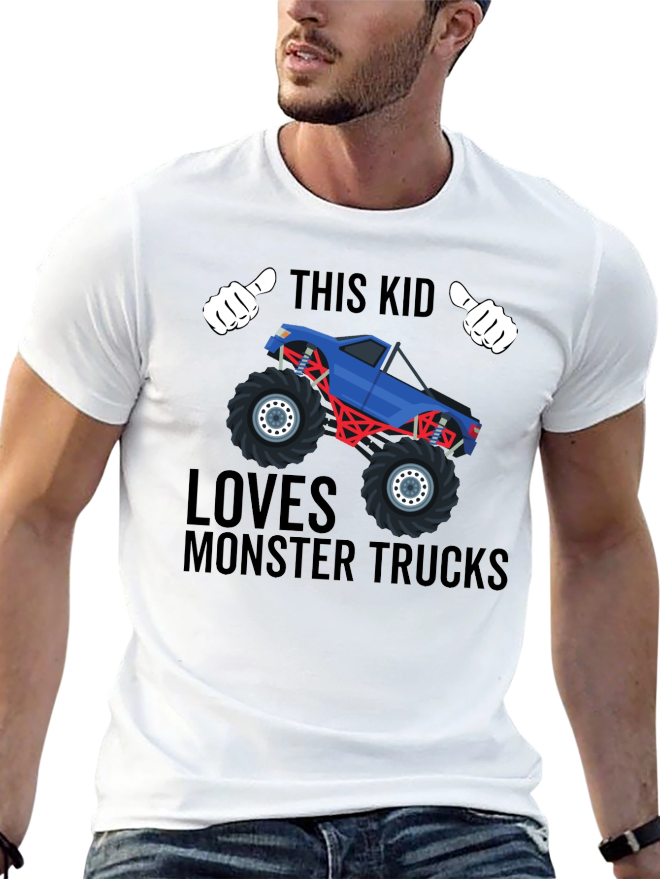 Monster Truck Kids T-Shirt