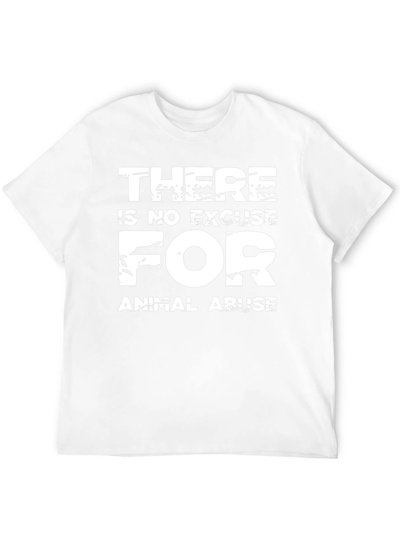 Animal Rights Graphic Tee: No Excuse for Abuse