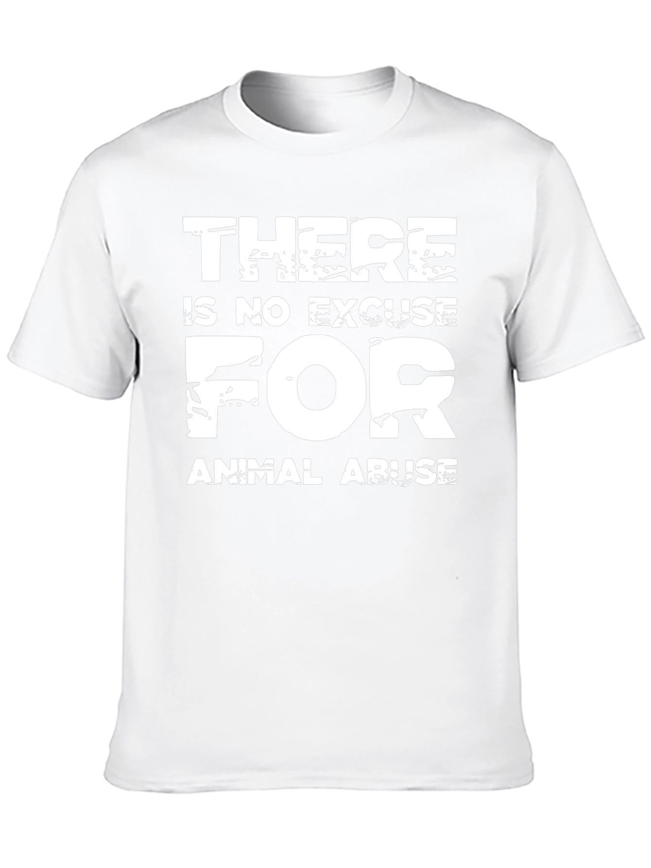 Animal Rights Graphic Tee: No Excuse for Abuse