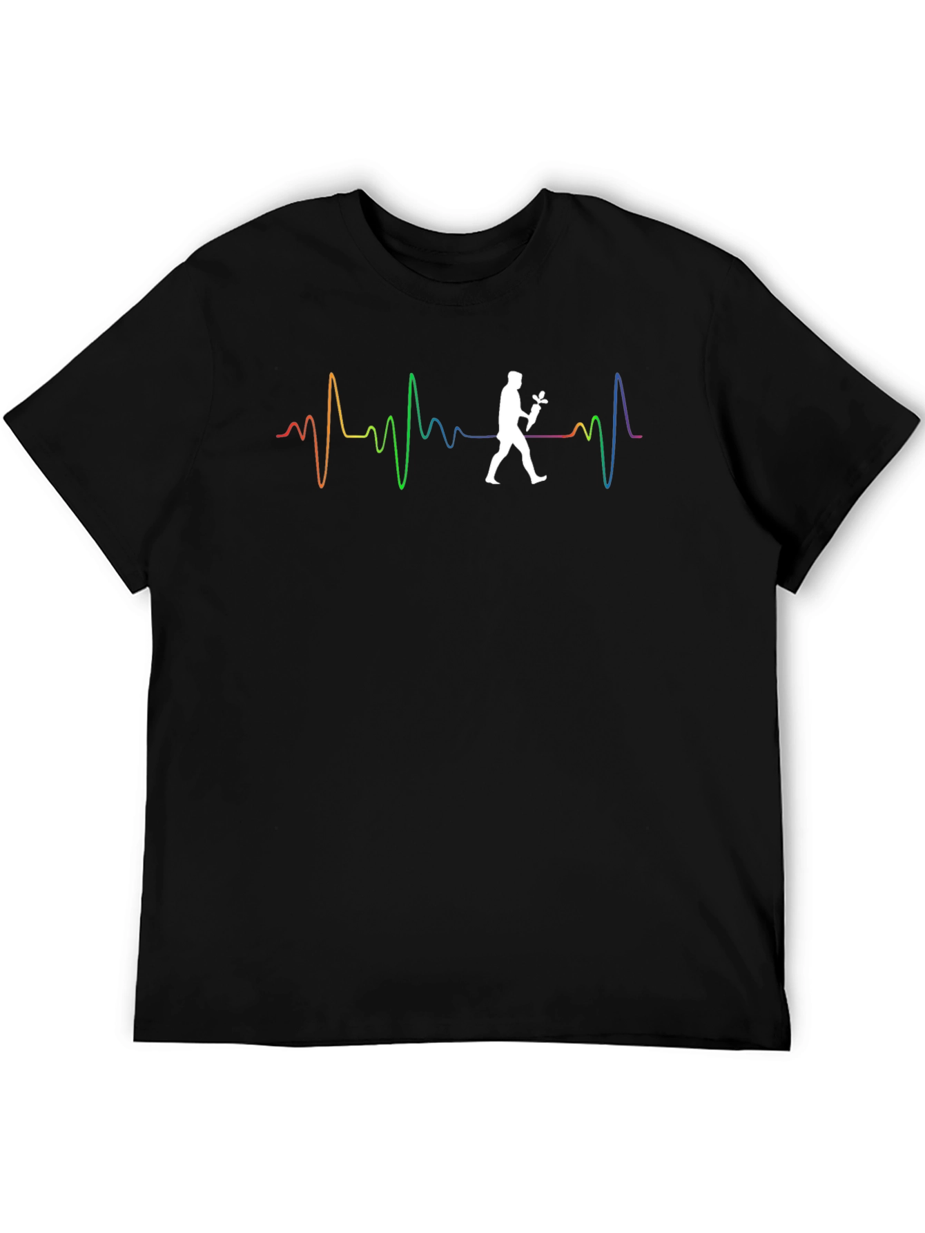 Gardener Heartbeat T-Shirt - Black