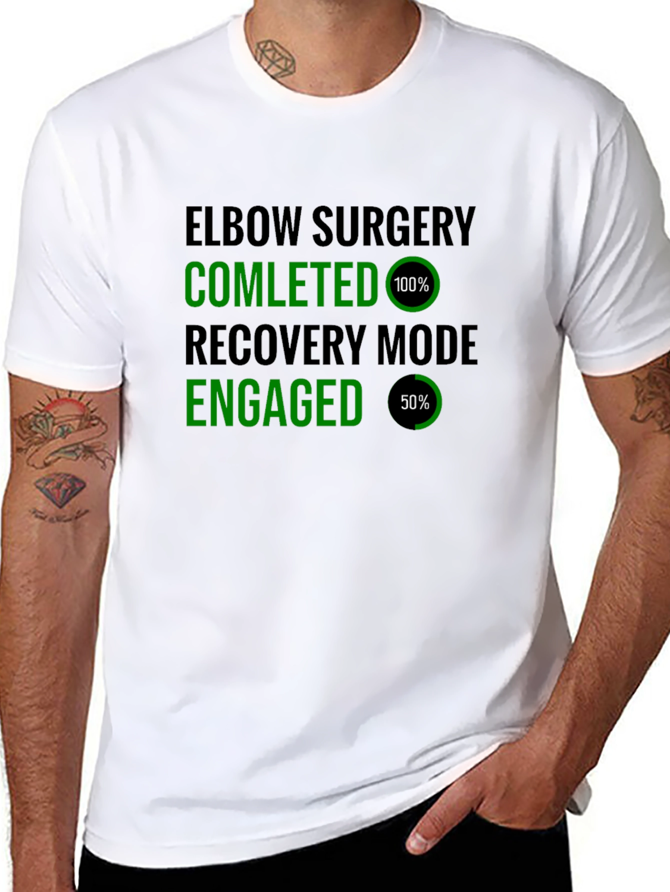 Elbow Surgery Recovery Mode T-Shirt