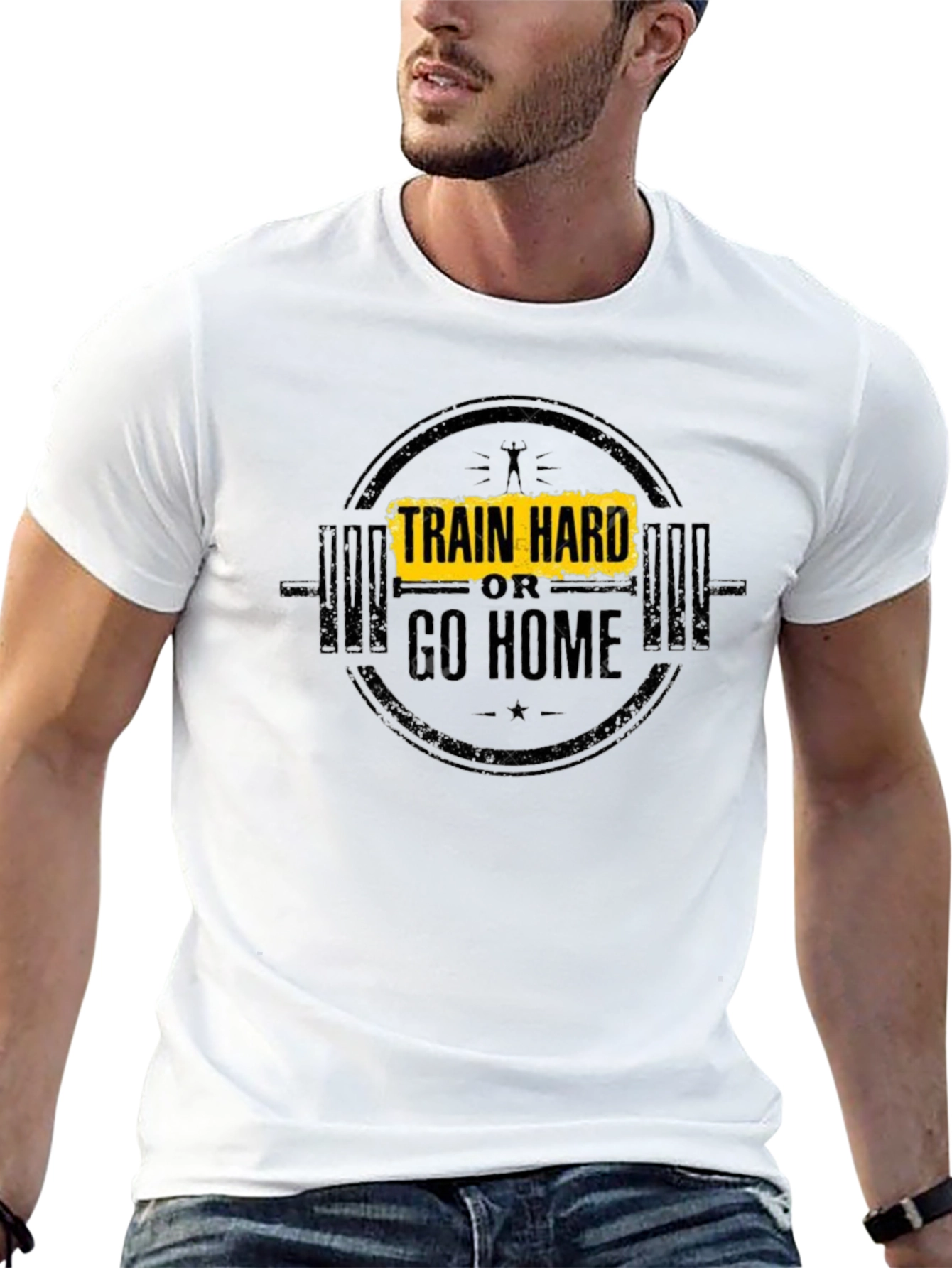 Train Hard or Go Home T-Shirt - Black