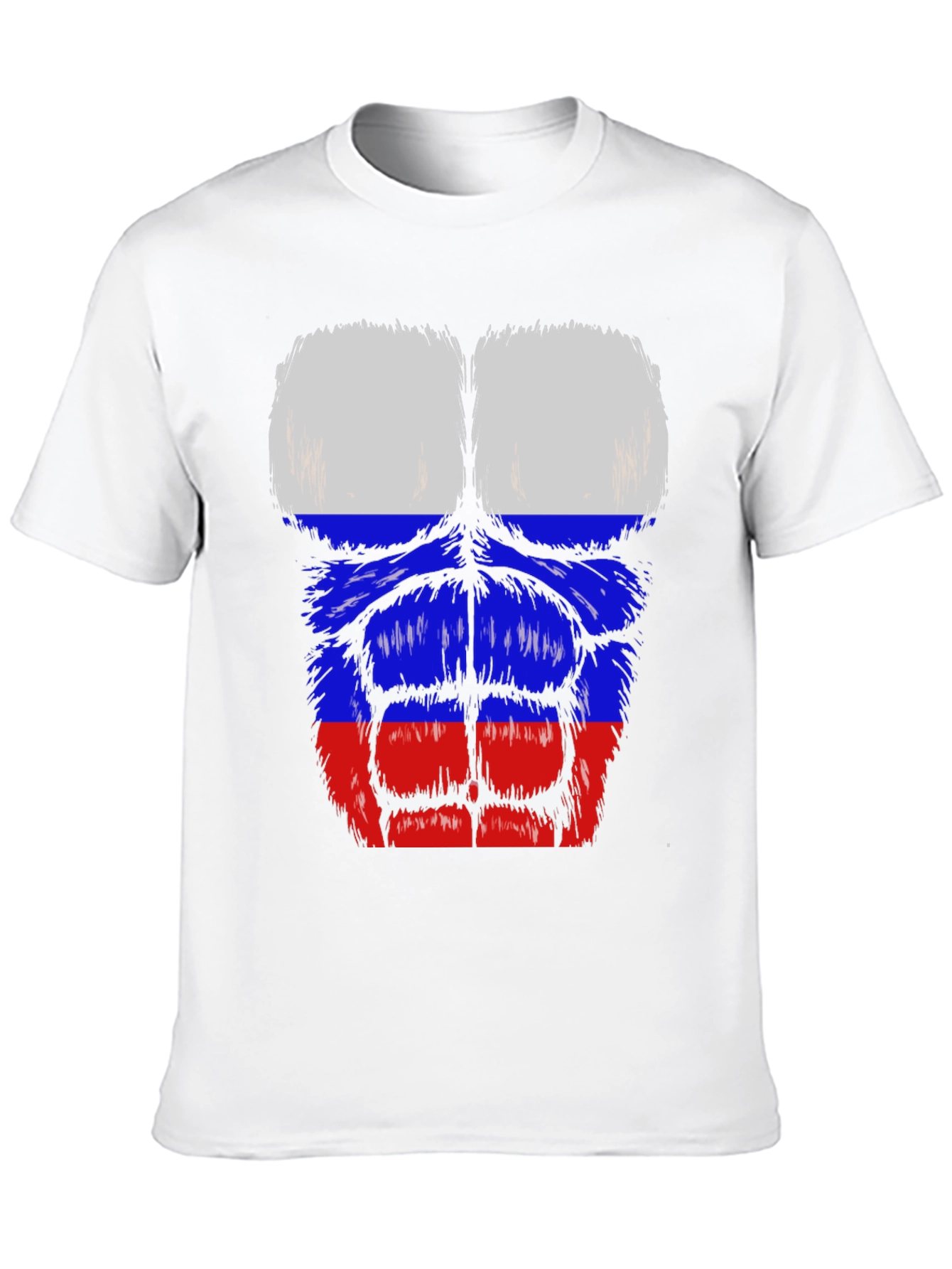 Russian Flag Muscle T-Shirt
