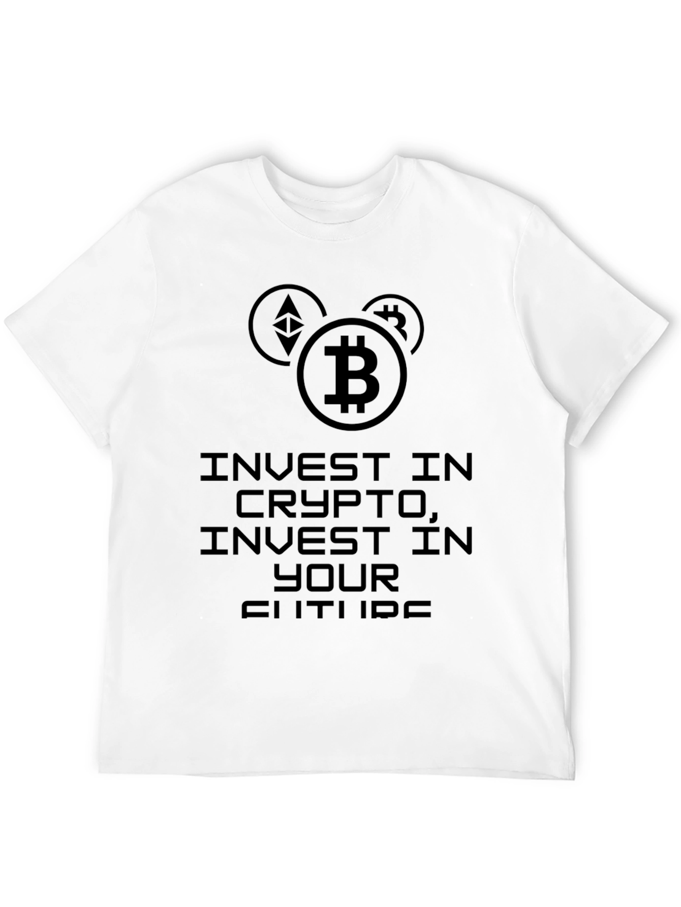 Invest in Crypto Black T-Shirt