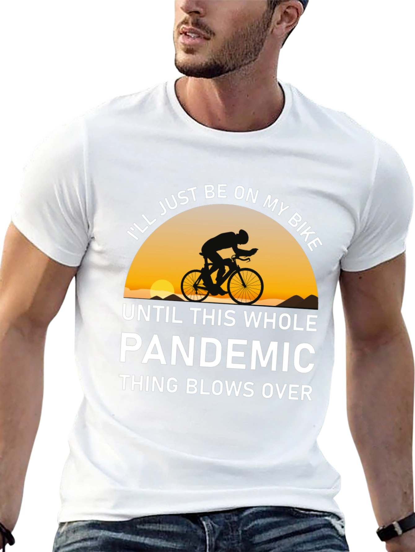 Bike Pandemic T-Shirt - Ride Out The Storm!
