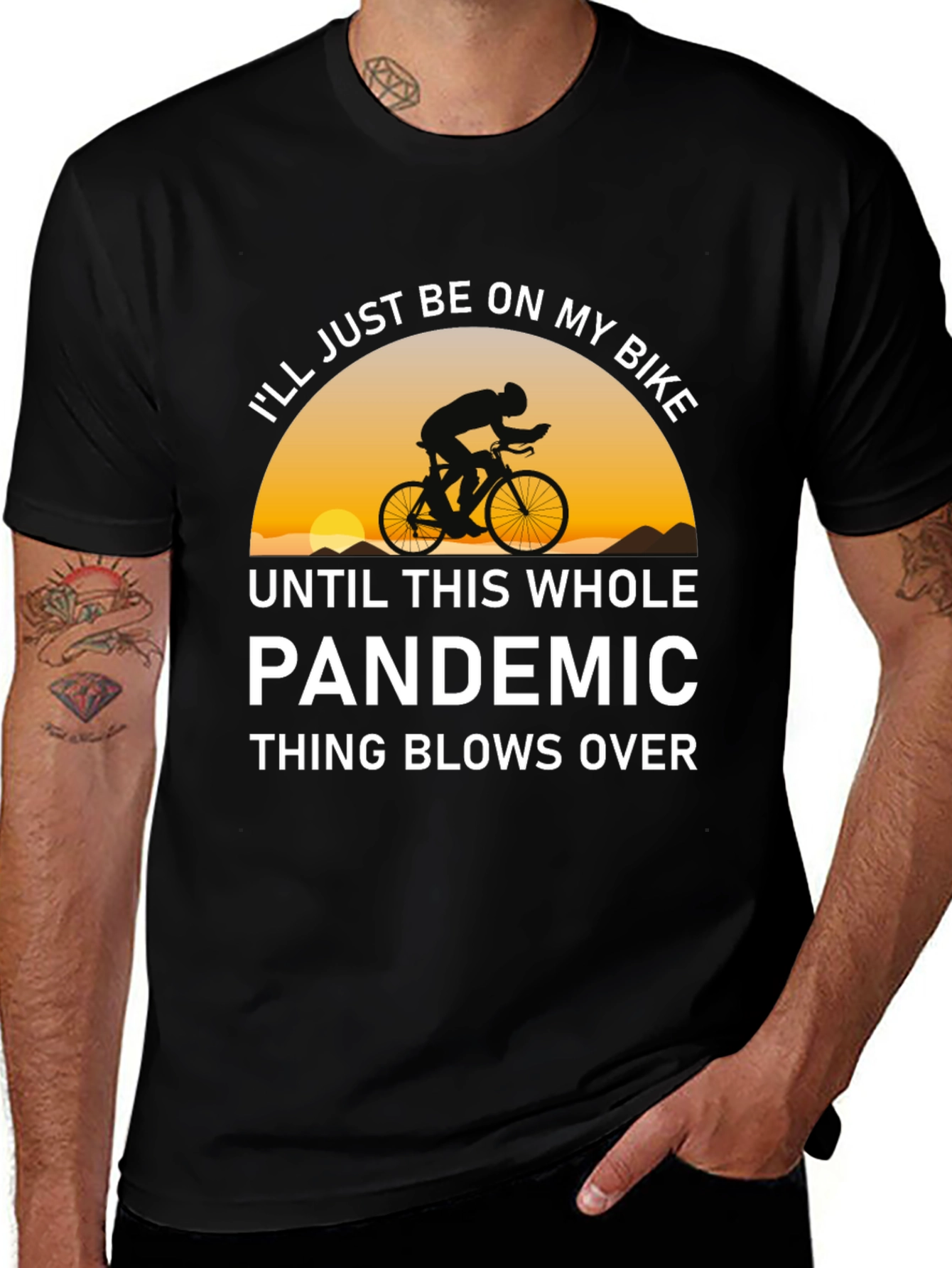 Bike Pandemic T-Shirt - Ride Out The Storm!