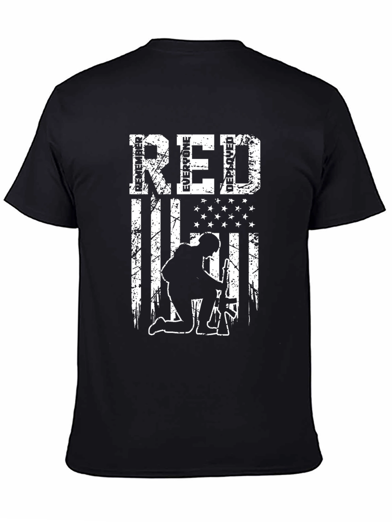RED Remember Everyone Deployed Graphic T-Shirt