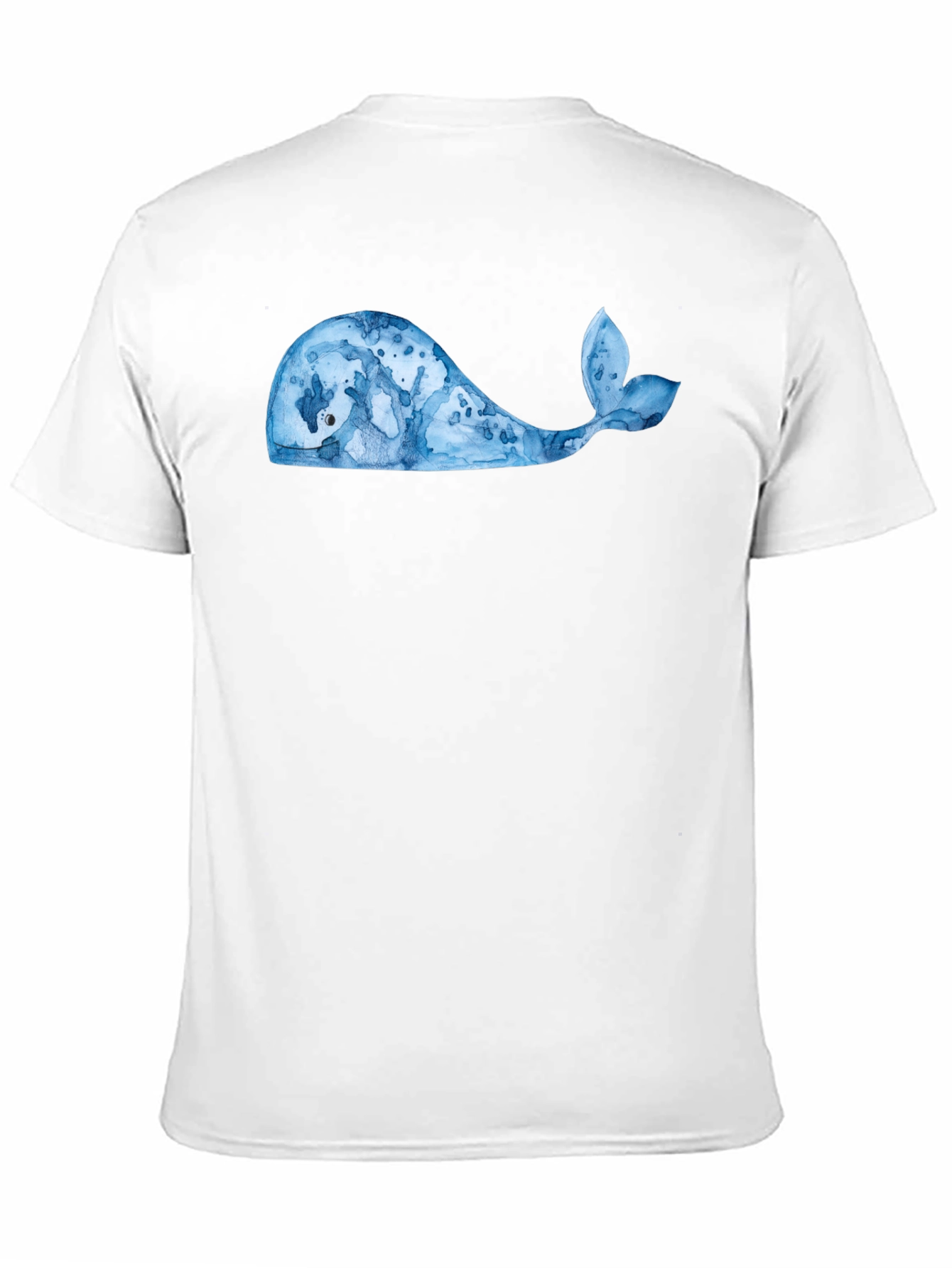 Whale Graphic Tee - Black Cotton Blend