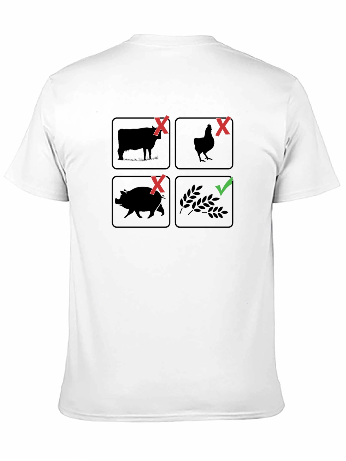 Vegan T-Shirt: No Meat Yes Plants