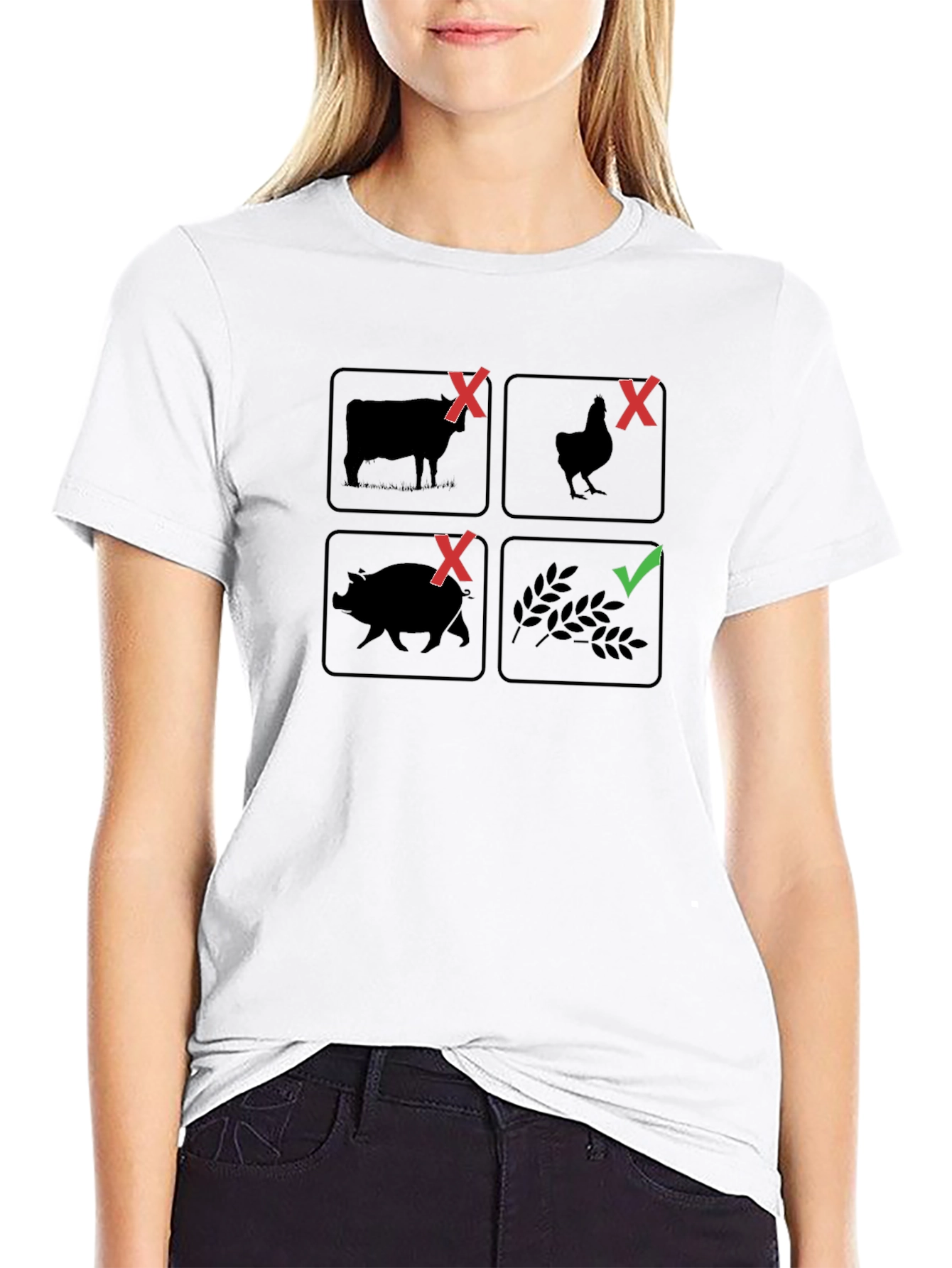 Vegan T-Shirt: No Meat Yes Plants