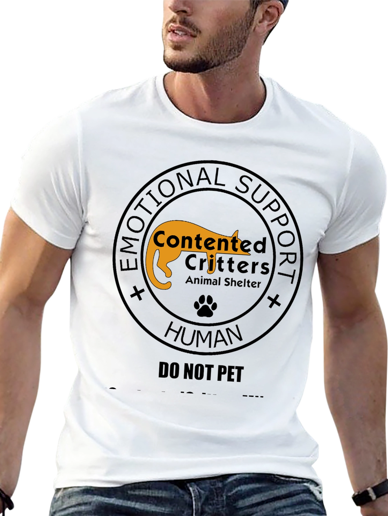 Emotional Support Human - Do Not Pet T-Shirt