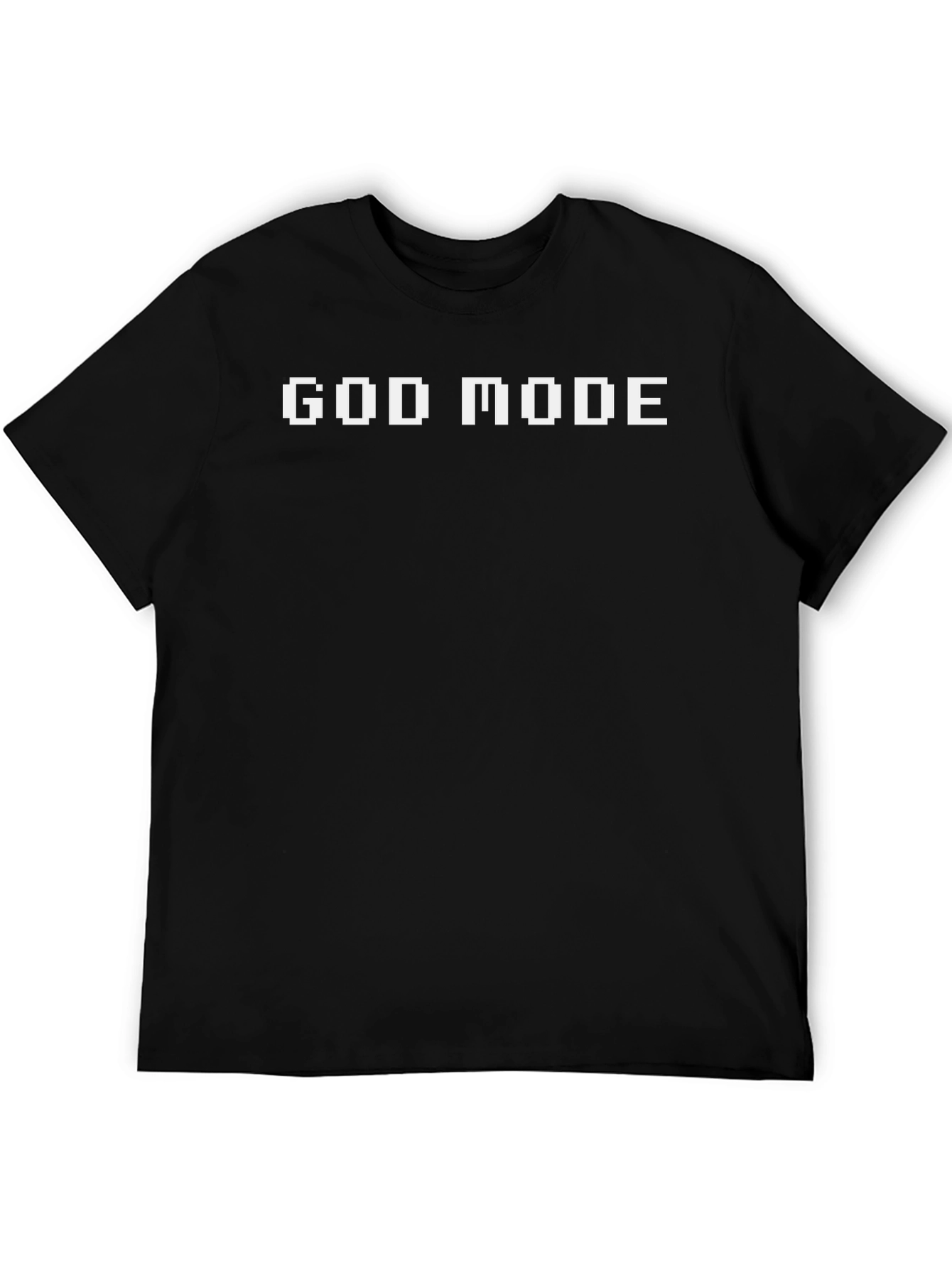 God Mode Black T-Shirt - Gamer Style