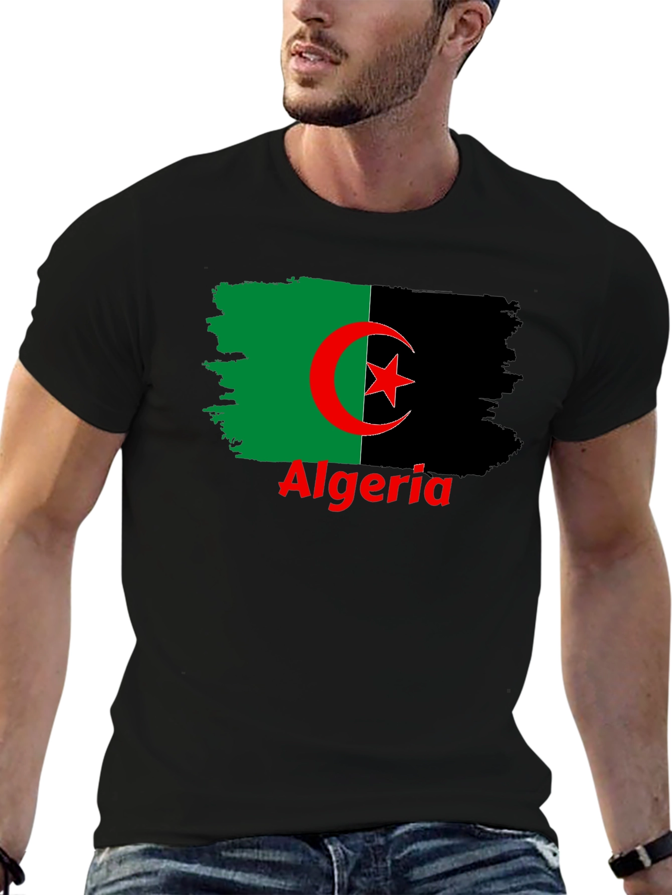 Algeria Flag Graphic T-Shirt