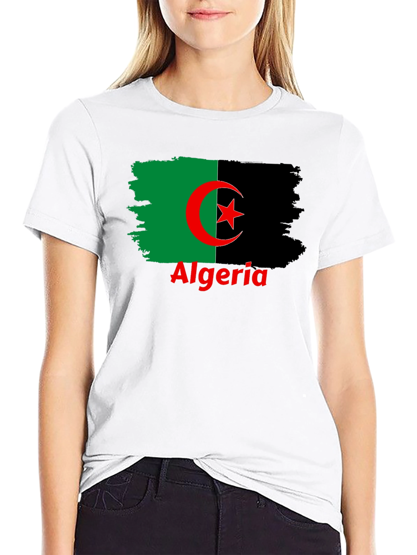 Algeria Flag Graphic T-Shirt