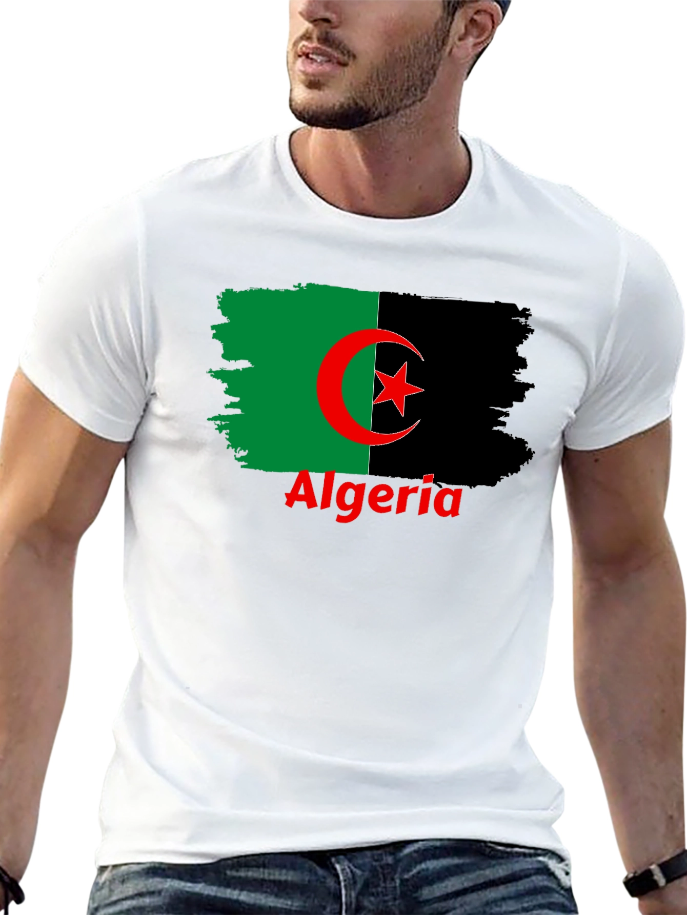 Algeria Flag Graphic T-Shirt