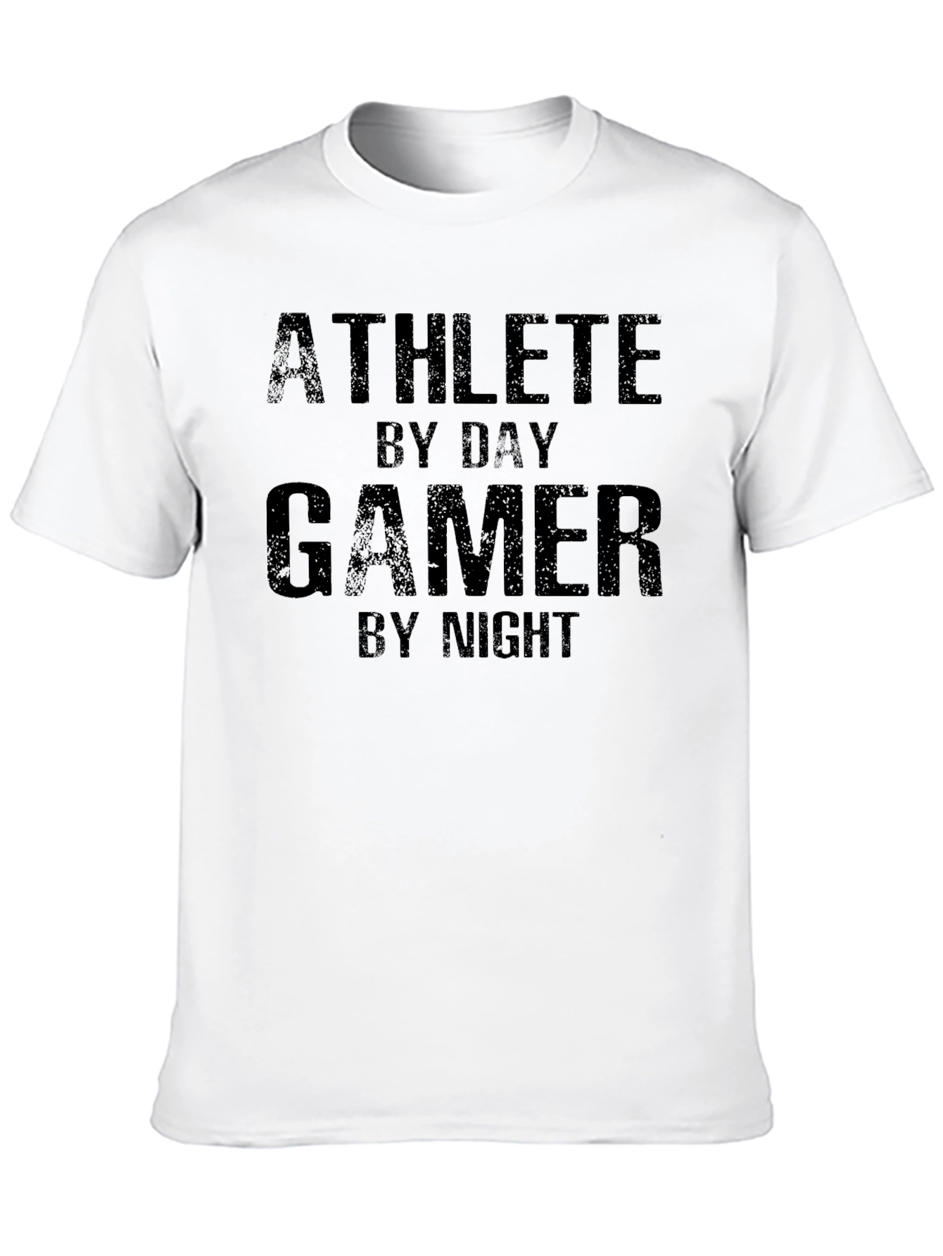 Athlete By Day Gamer By Night Graphic Tee
