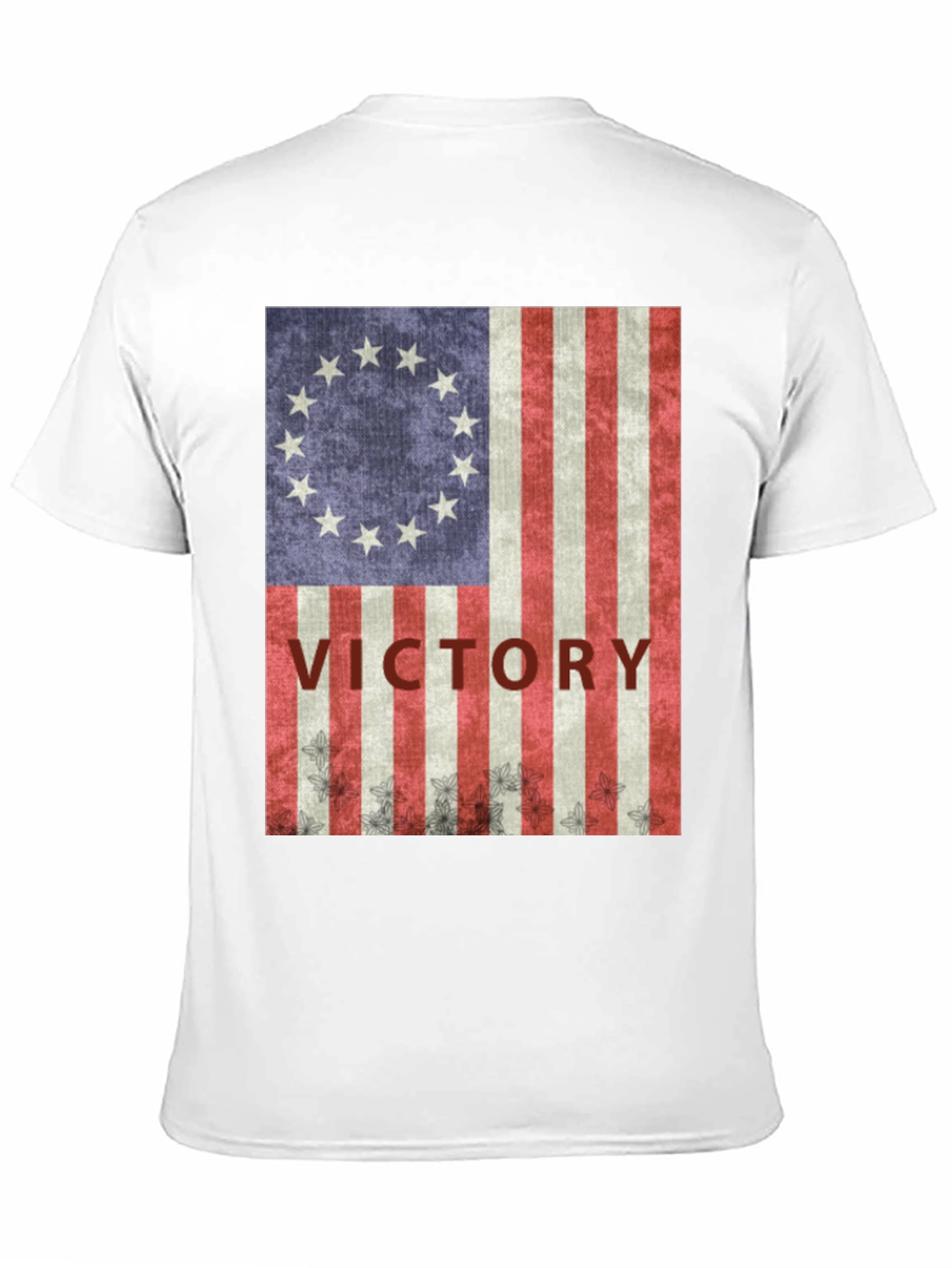 Victory Flag T-Shirt: Patriotic Americana Style