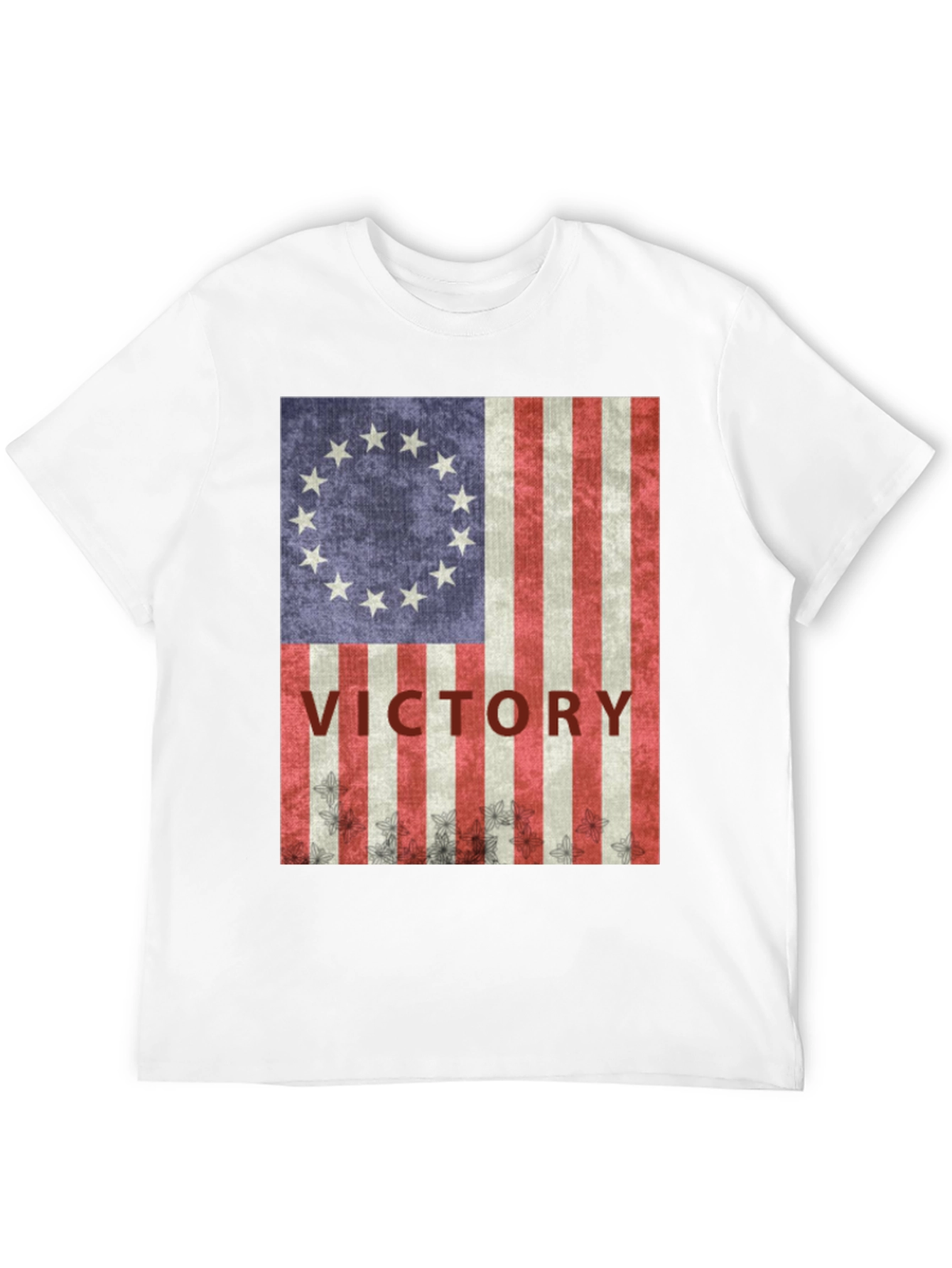 Victory Flag T-Shirt: Patriotic Americana Style