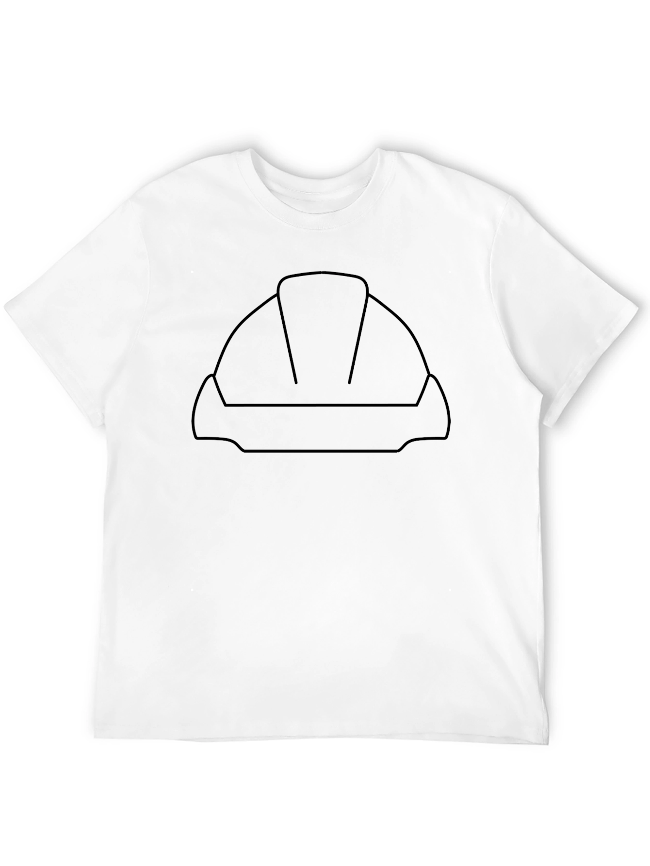 Construction Worker Helmet Graphic Tee