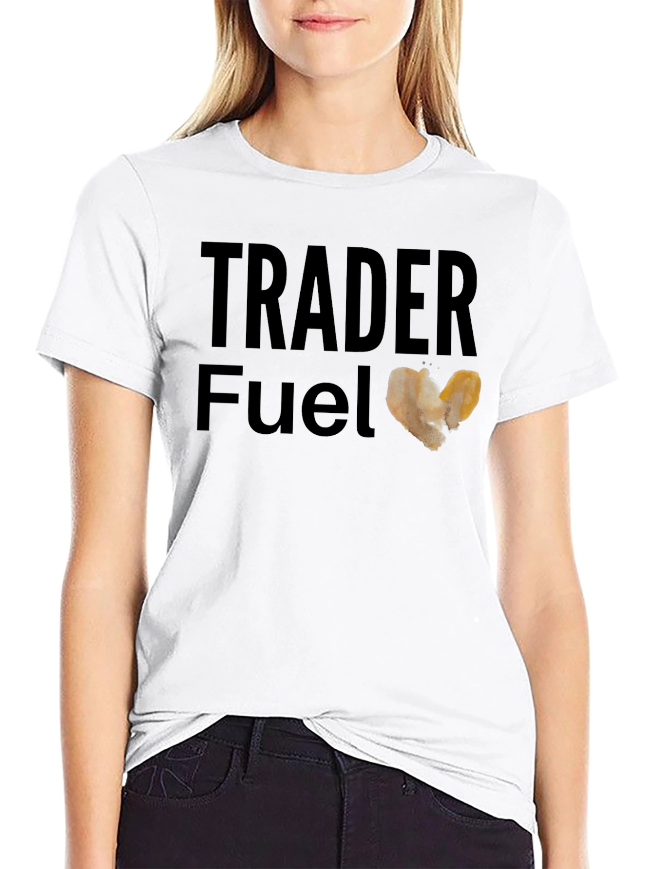 Trader Fuel T-Shirt - Black Cotton Tee