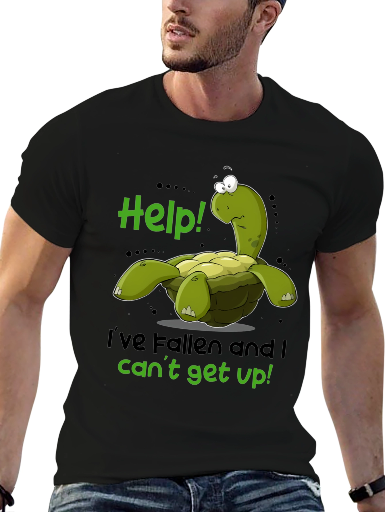 Funny Turtle T-Shirt - Help Ive Fallen!