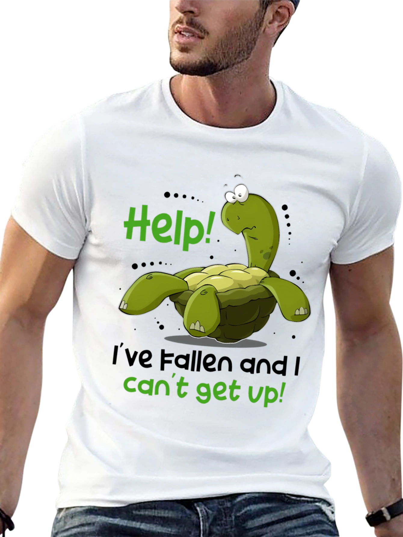 Funny Turtle T-Shirt - Help Ive Fallen!
