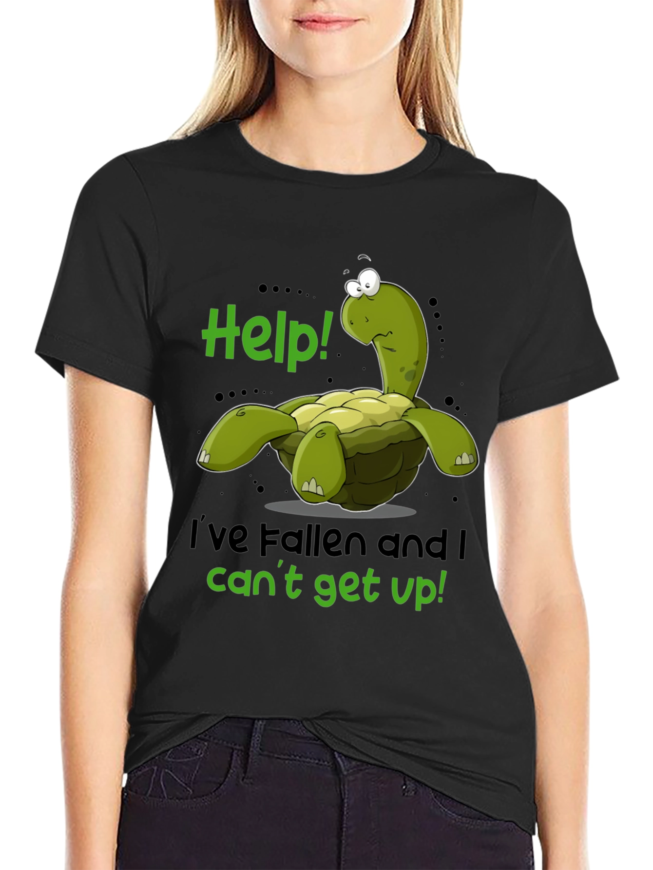 Funny Turtle T-Shirt - Help Ive Fallen!