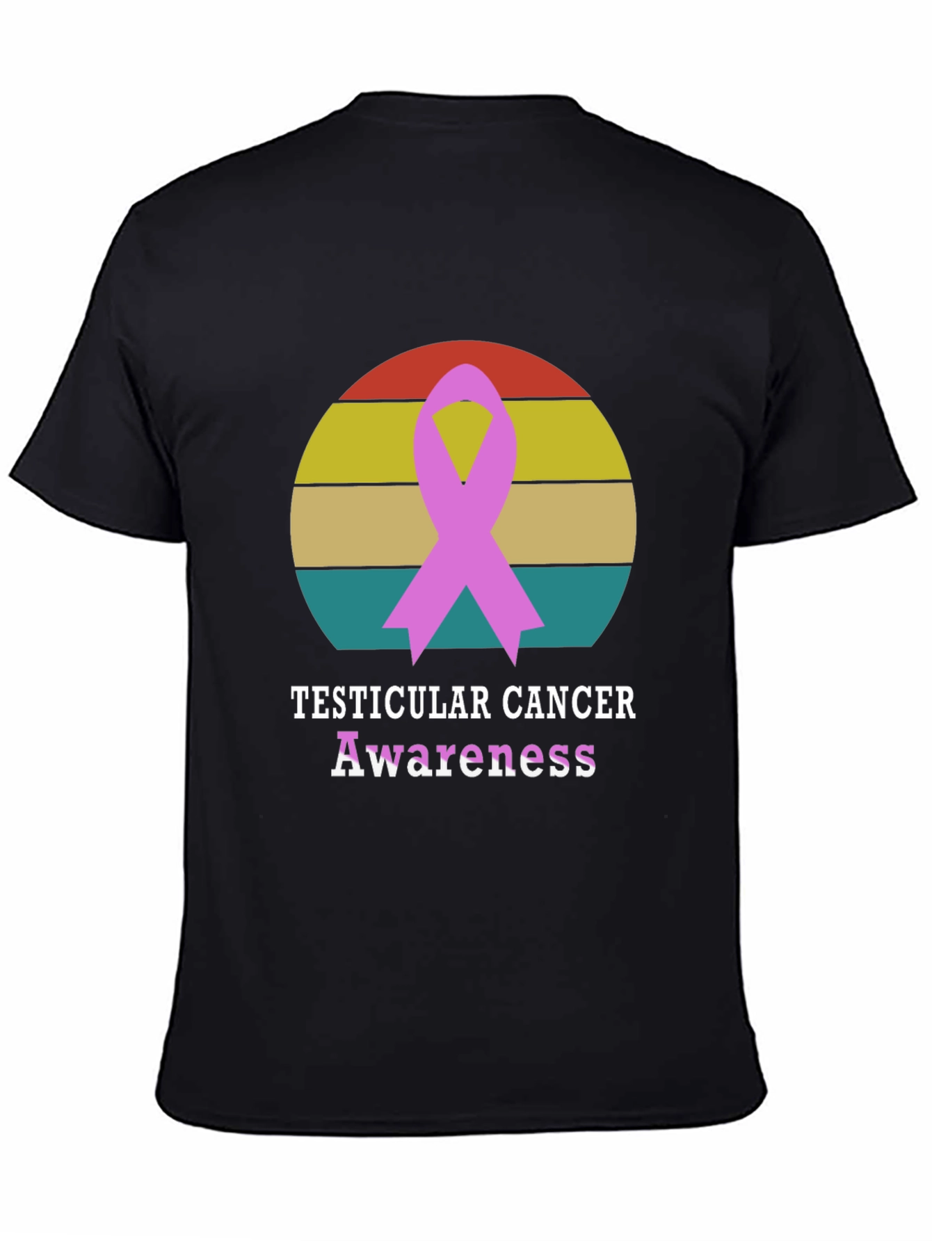 Testicular Cancer Awareness Ribbon T-Shirt