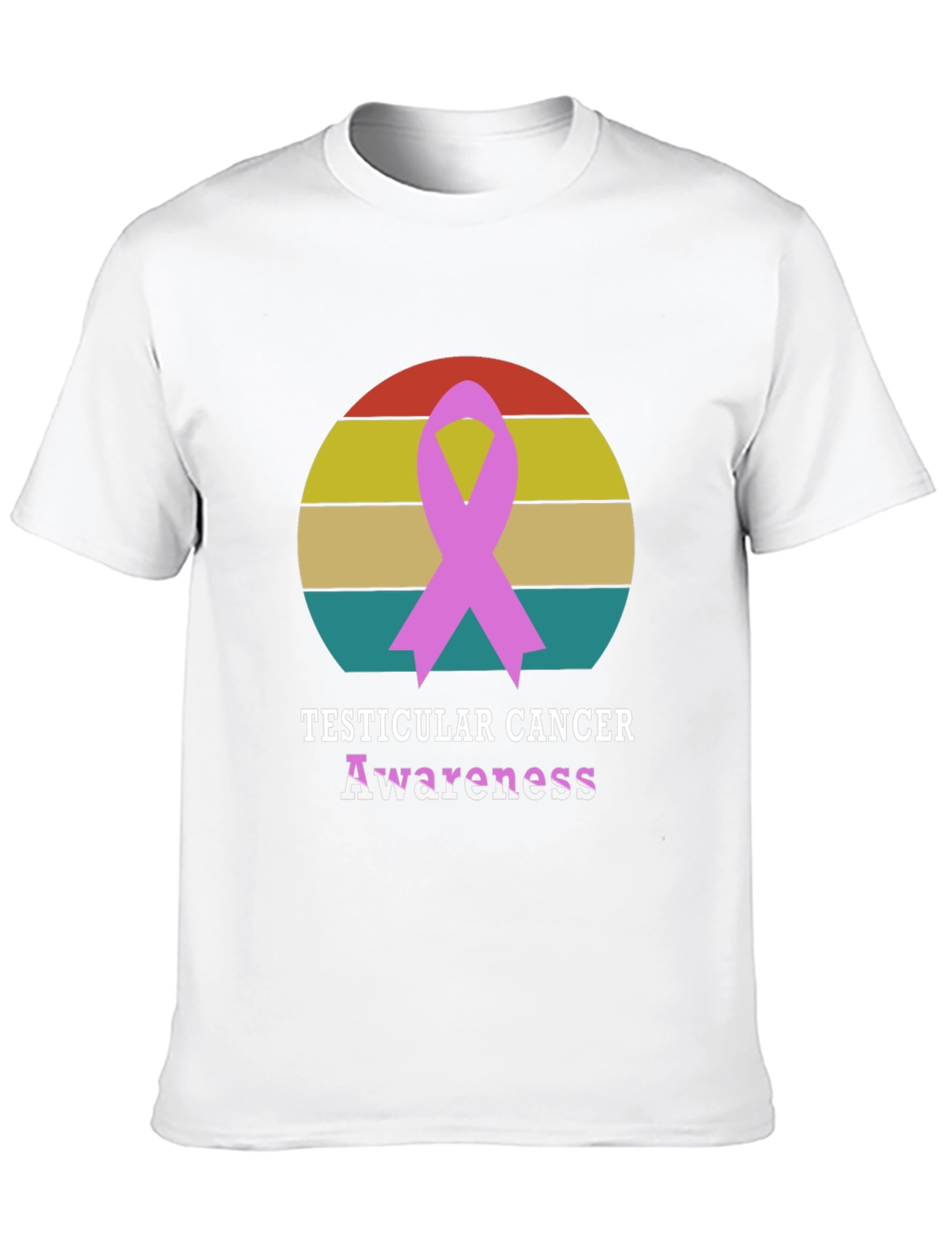 Testicular Cancer Awareness Ribbon T-Shirt