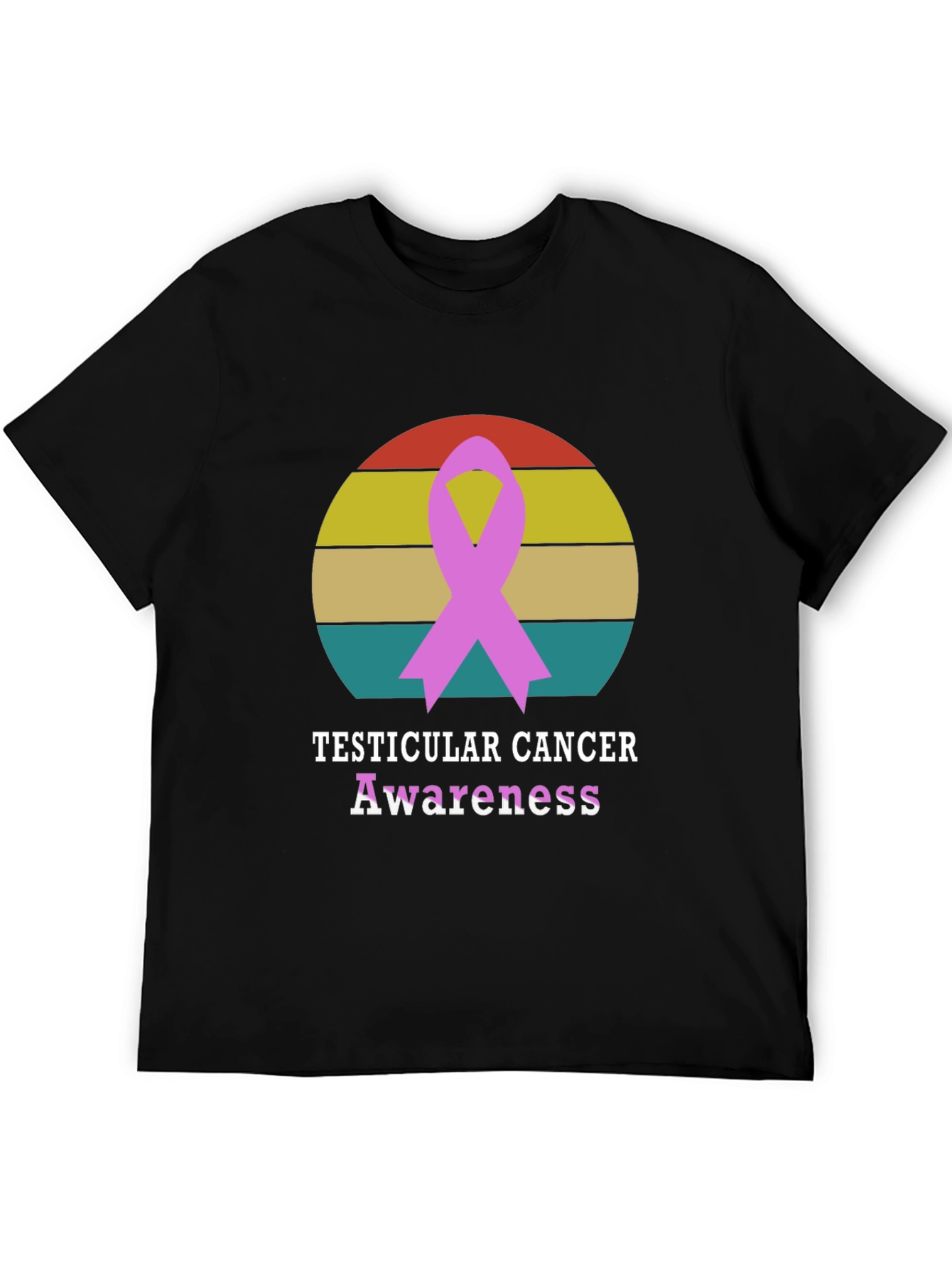 Testicular Cancer Awareness Ribbon T-Shirt