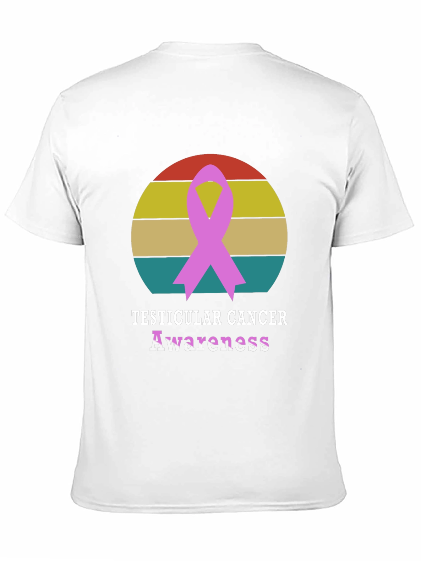 Testicular Cancer Awareness Ribbon T-Shirt