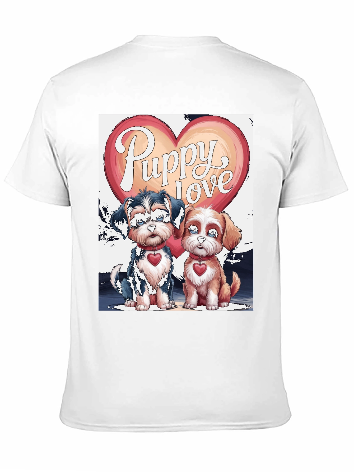 Puppy Love Valentines Day Graphic Tee