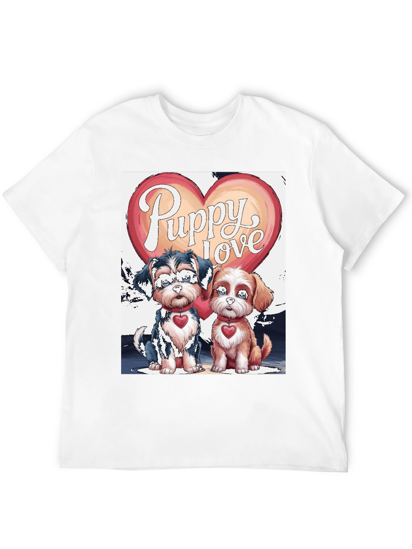 Puppy Love Valentines Day Graphic Tee