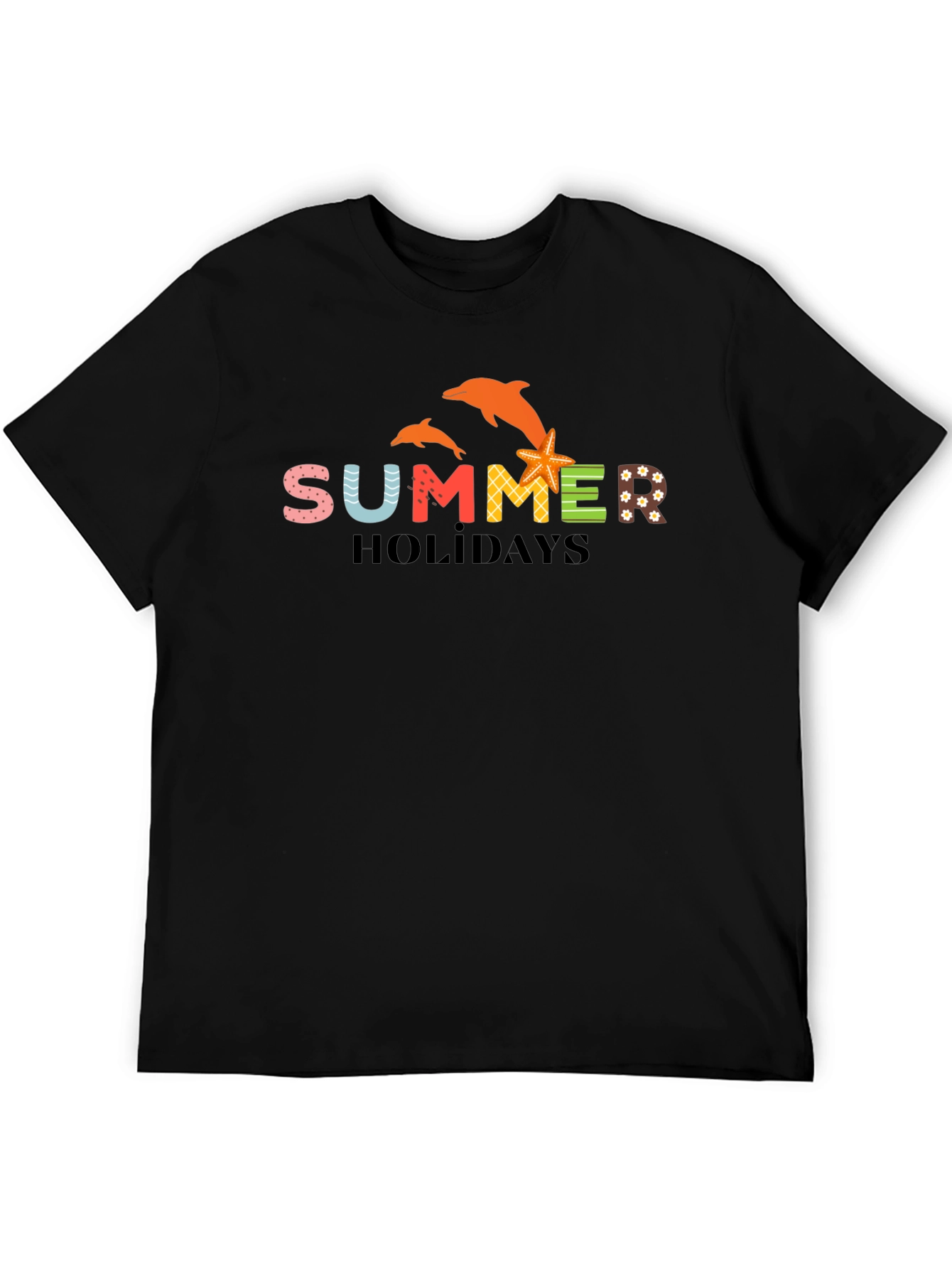 Summer Holiday Novelty Graphic T-Shirt