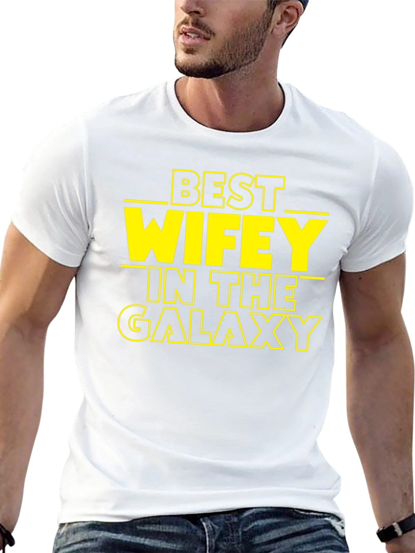Best Wifey in the Galaxy Graphic T-Shirt