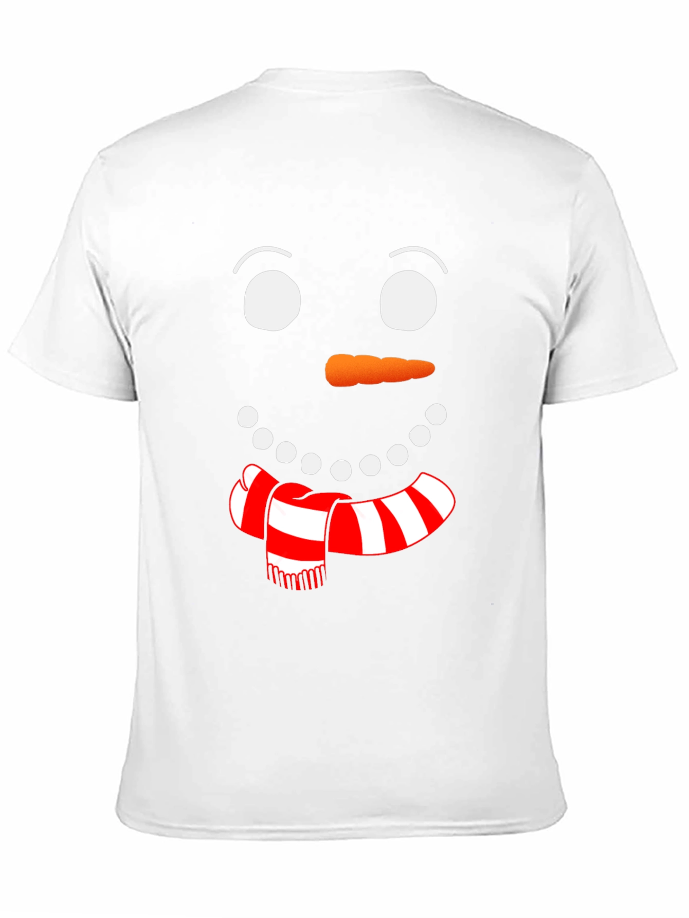 Festive Snowman Face Graphic Tee