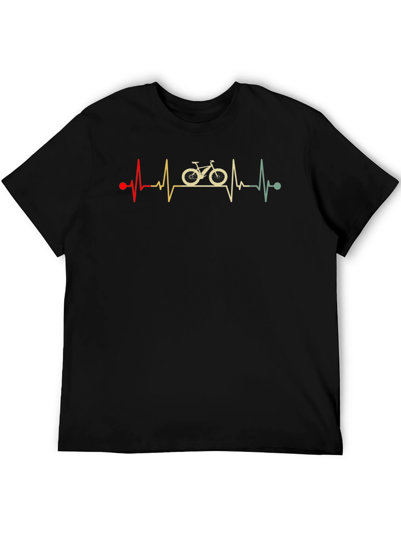 Cycling Heartbeat T-Shirt: Ride Your Passion